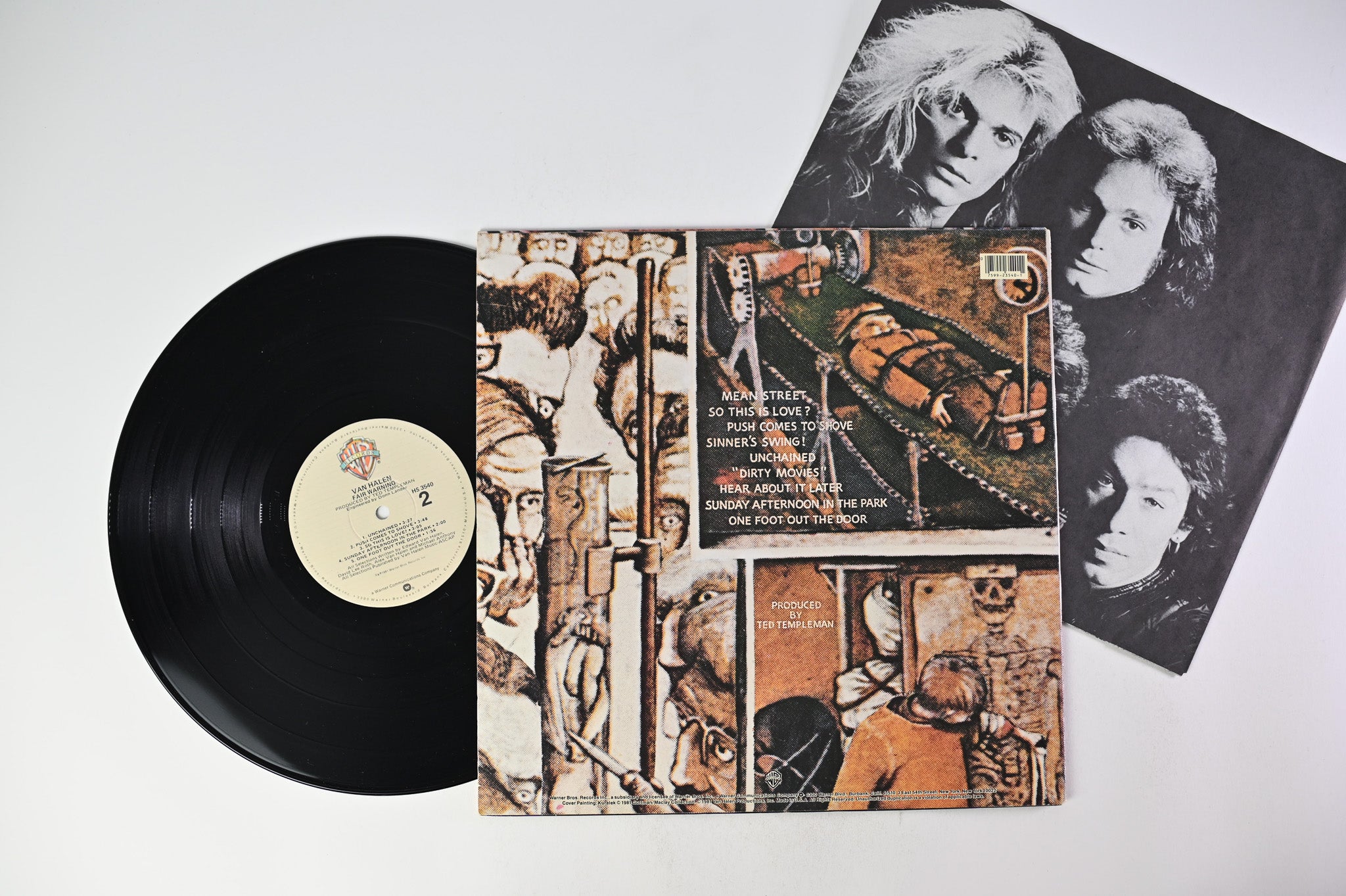 Van Halen - Fair Warning on Warner Bros. Records