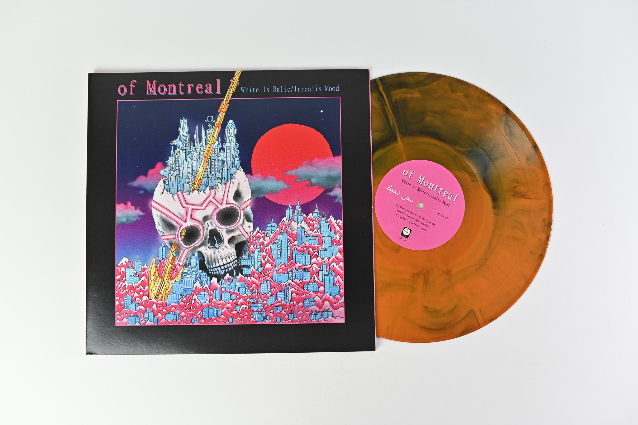 Of Montreal - White Is Relic / Irrealis Mood on PRC Ltd Black/Orange Starburst