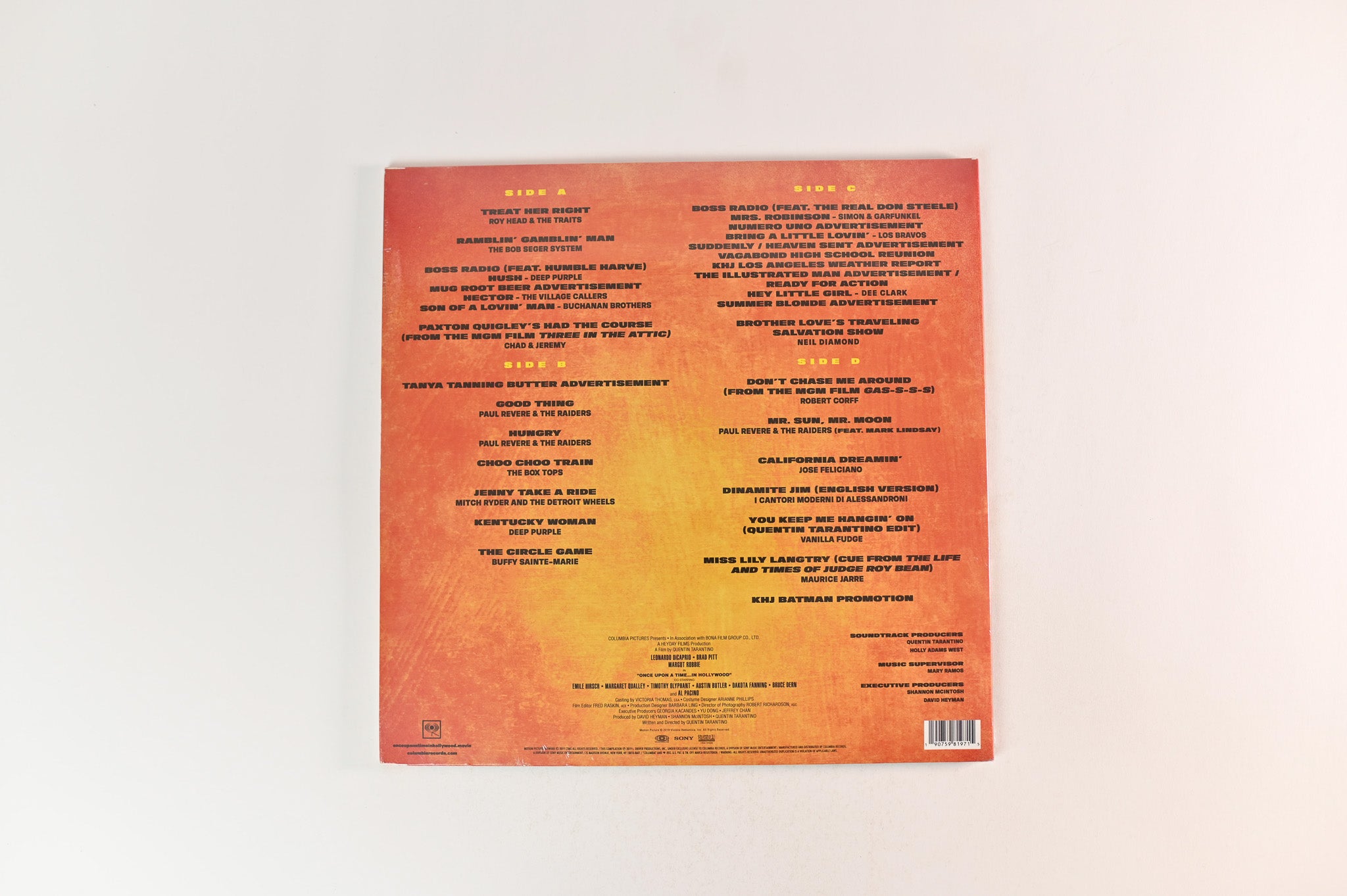 Various - Quentin Tarantino's Once Upon A Time In Hollywood (Original Motion Picture Soundtrack) on Columbia Sealed