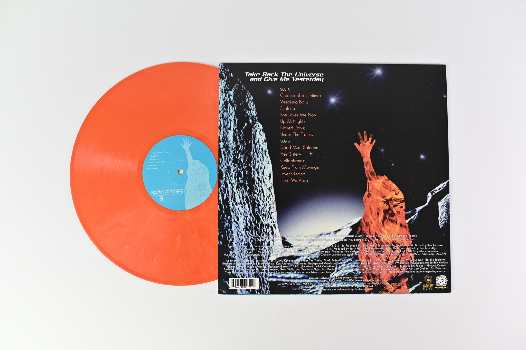 Creeper Lagoon - Take Back The Universe And Give Me Yesterday on Dreamworks Orange Vinyl