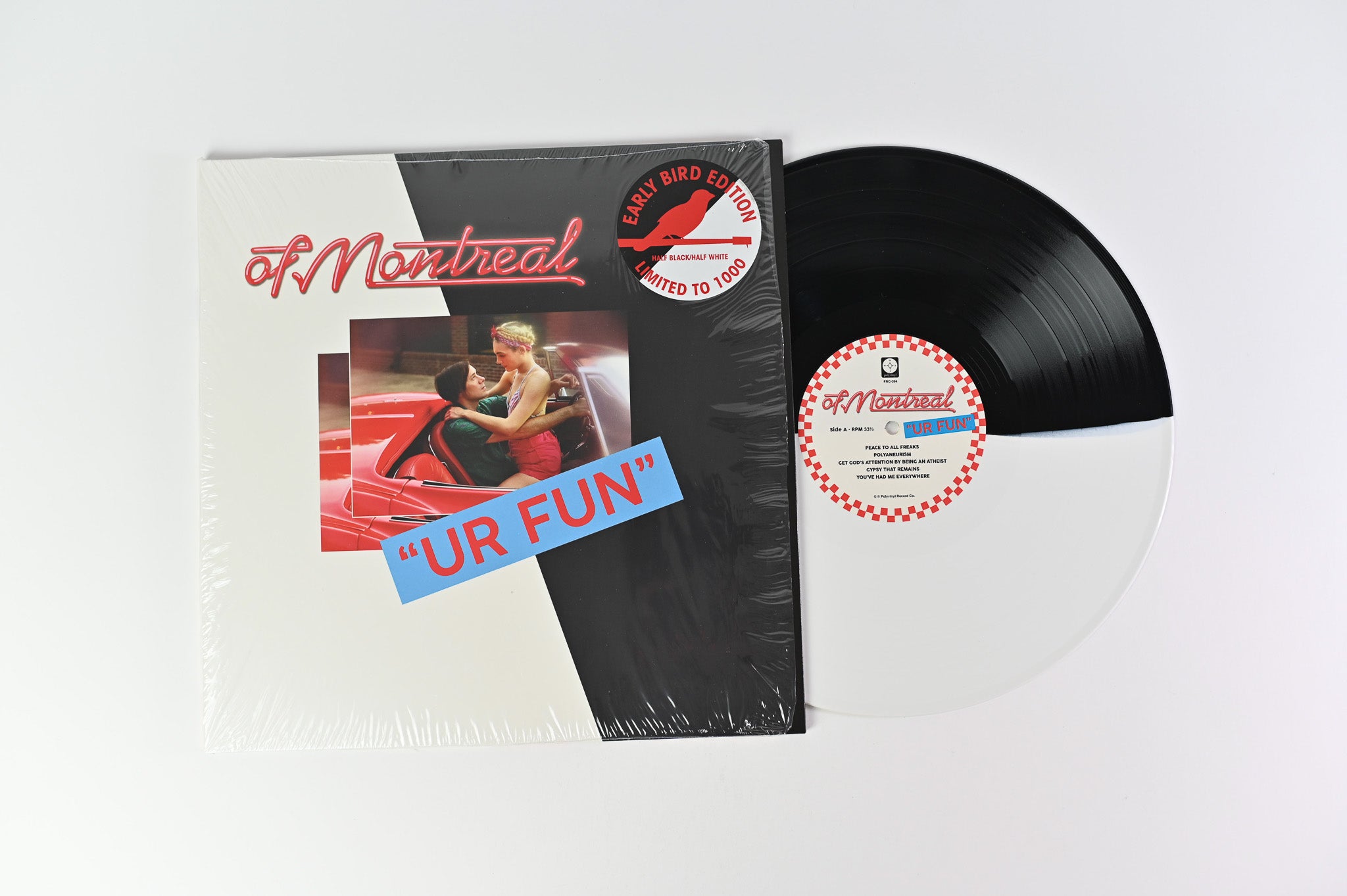 Of Montreal - UR Fun on PRC Ltd White/Black Vinyl