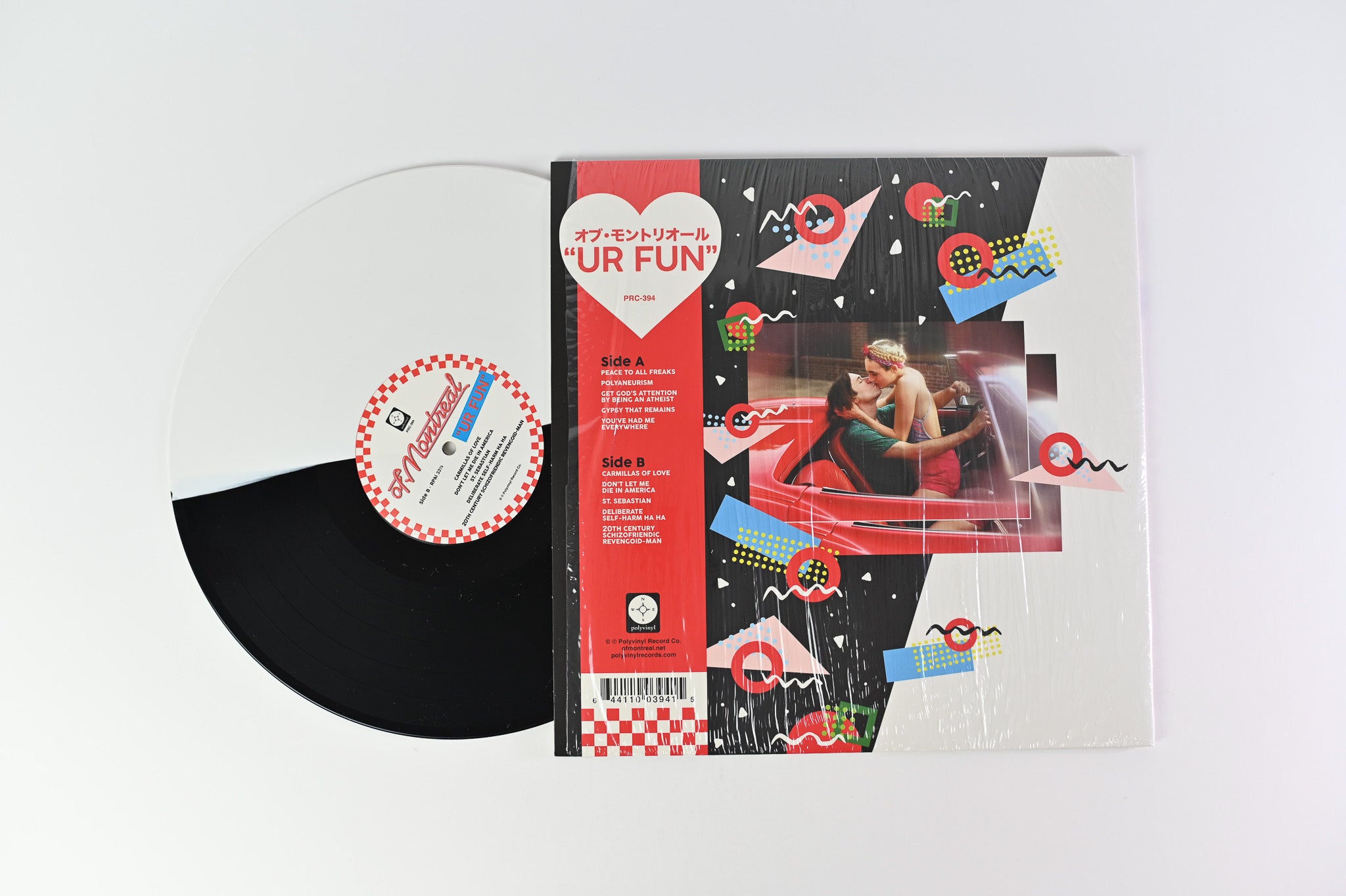 Of Montreal - UR Fun on PRC Ltd White/Black Vinyl