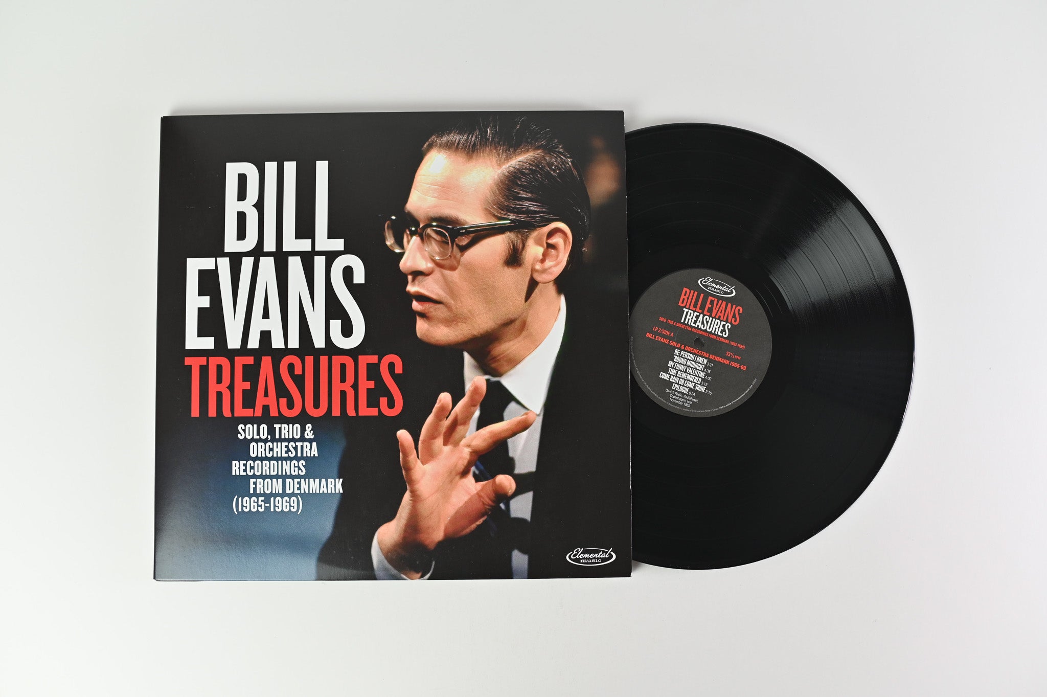 Bill Evans - Treasures (Solo, Trio & Orchestra Recordings From Denmark (1965-1969)) on Elemental Ltd Numbered RSD