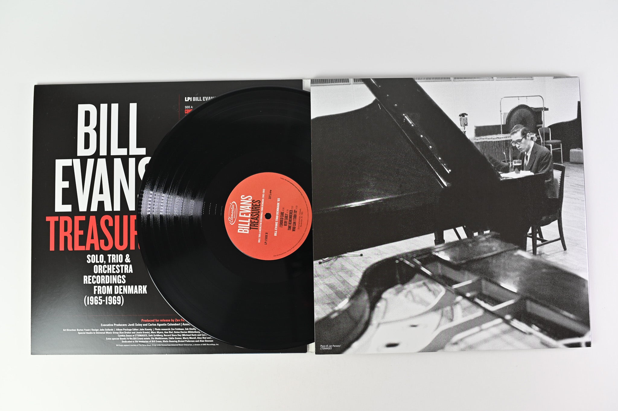 Bill Evans - Treasures (Solo, Trio & Orchestra Recordings From Denmark (1965-1969)) on Elemental Ltd Numbered RSD