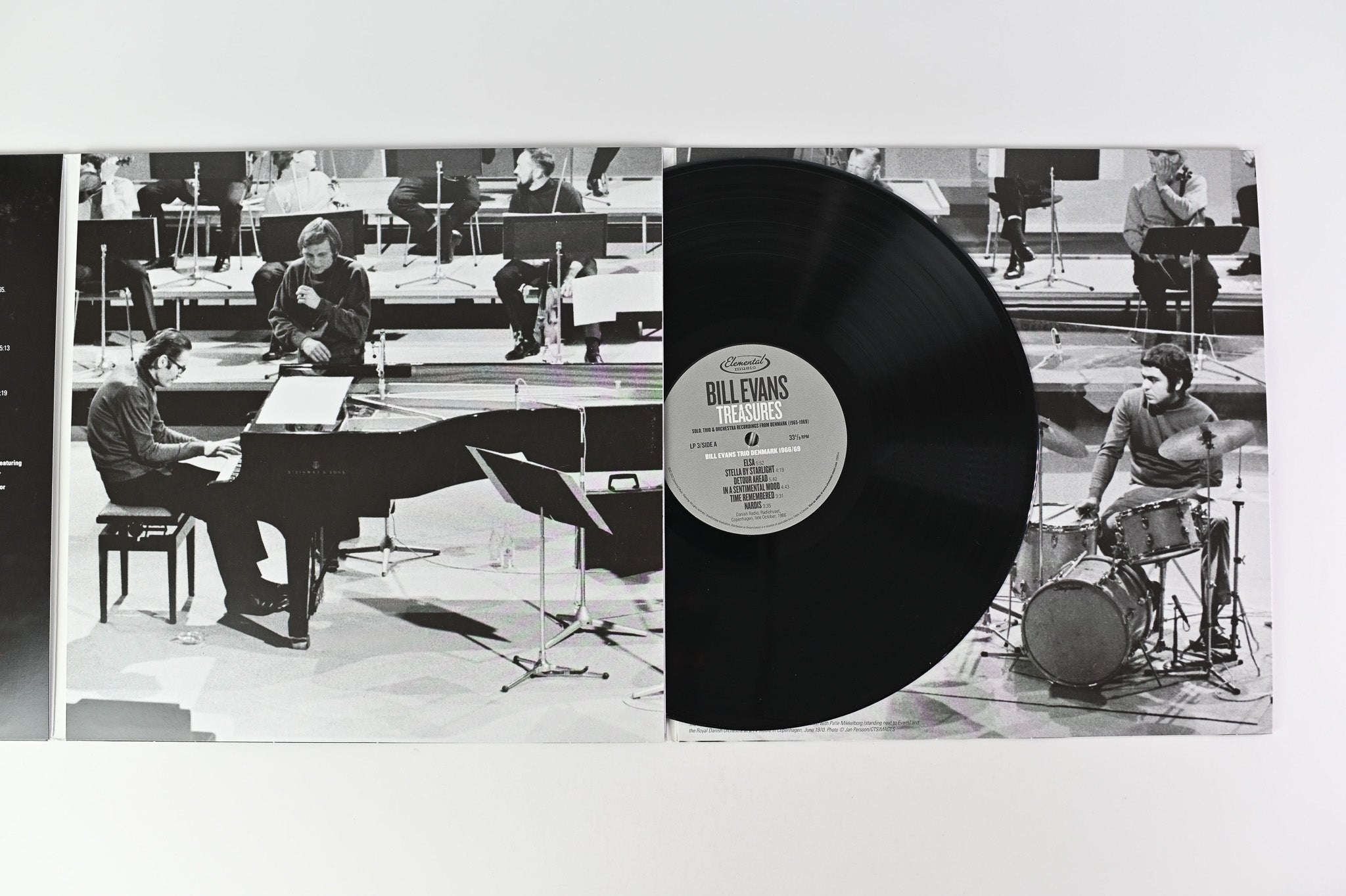 Bill Evans - Treasures (Solo, Trio & Orchestra Recordings From Denmark (1965-1969)) on Elemental Ltd Numbered RSD