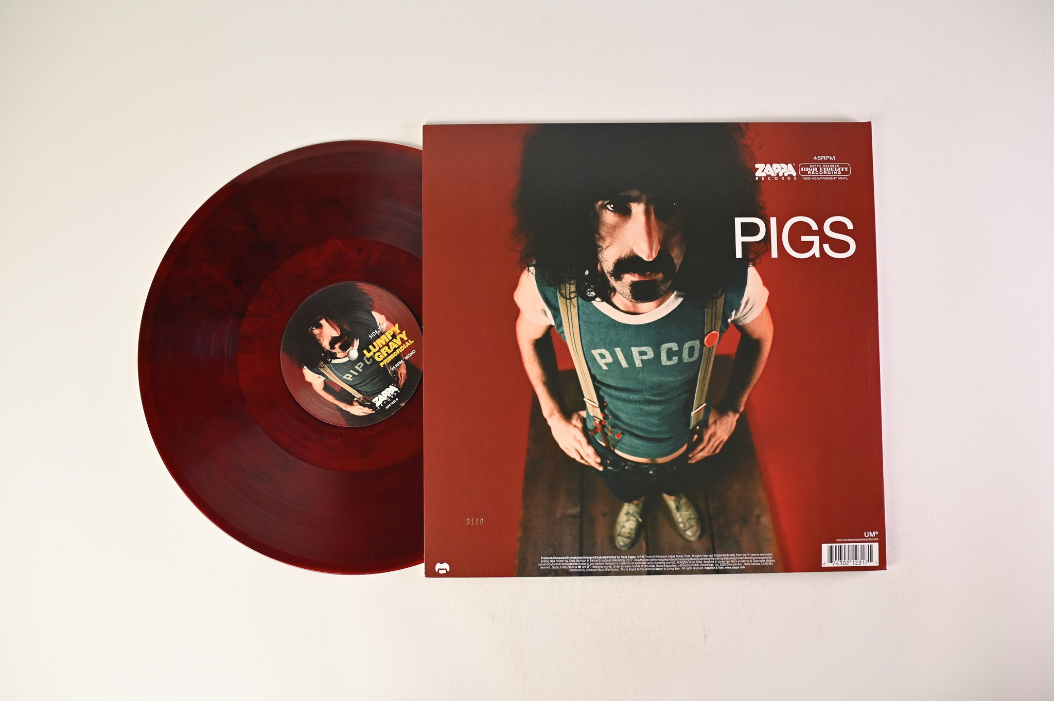 Frank Zappa - Lumpy Gravy Primordial Numbered Reissue on Zappa Records Burgundy Vinyl