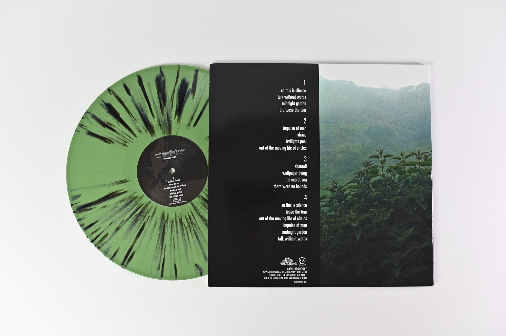 And Also The Trees - And Also The Trees on Graveface Green and Black Splatter
