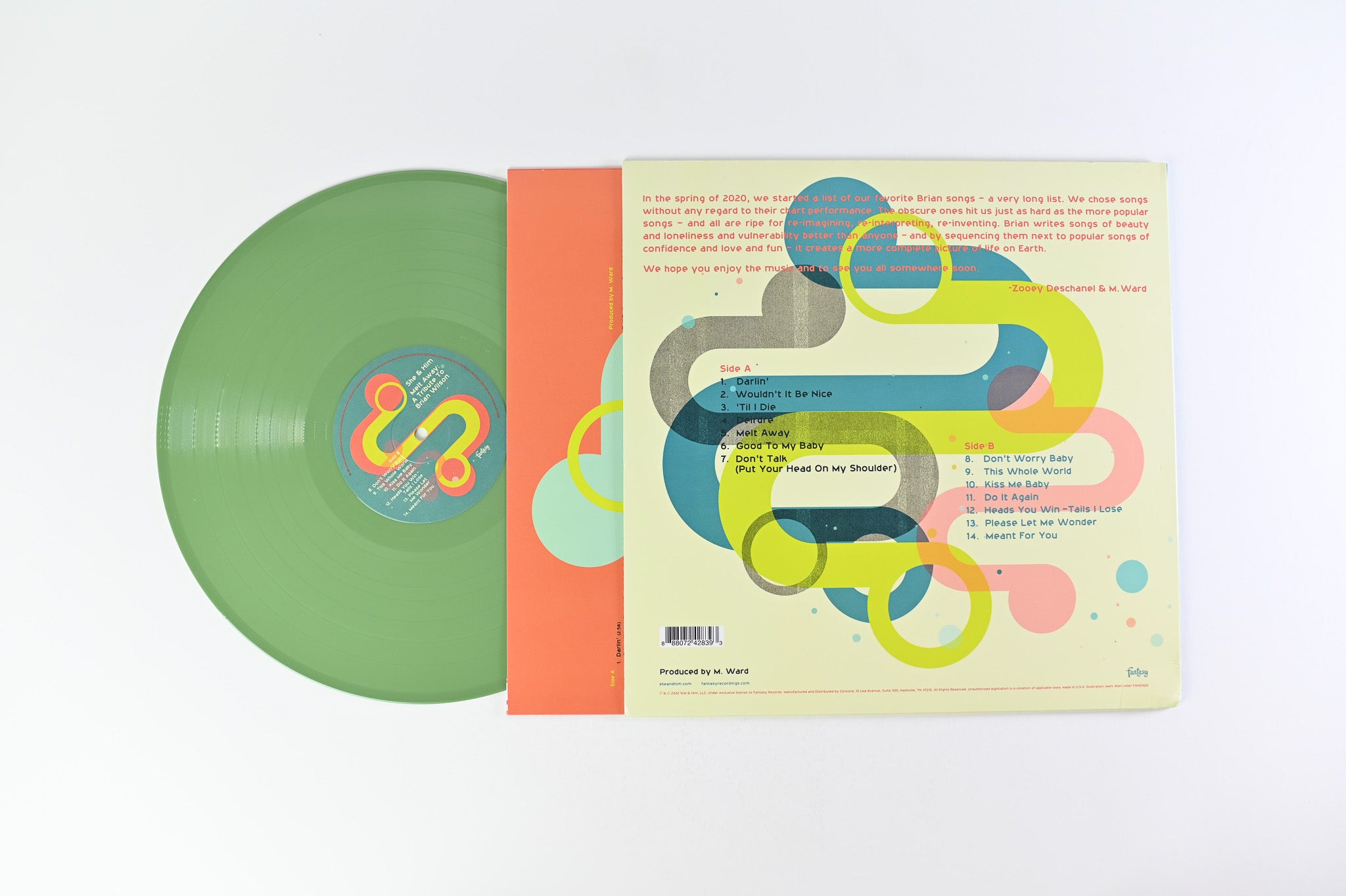 She & Him - Melt Away: A Tribute to Brian Wilson on Fantasy Ltd Green Olive