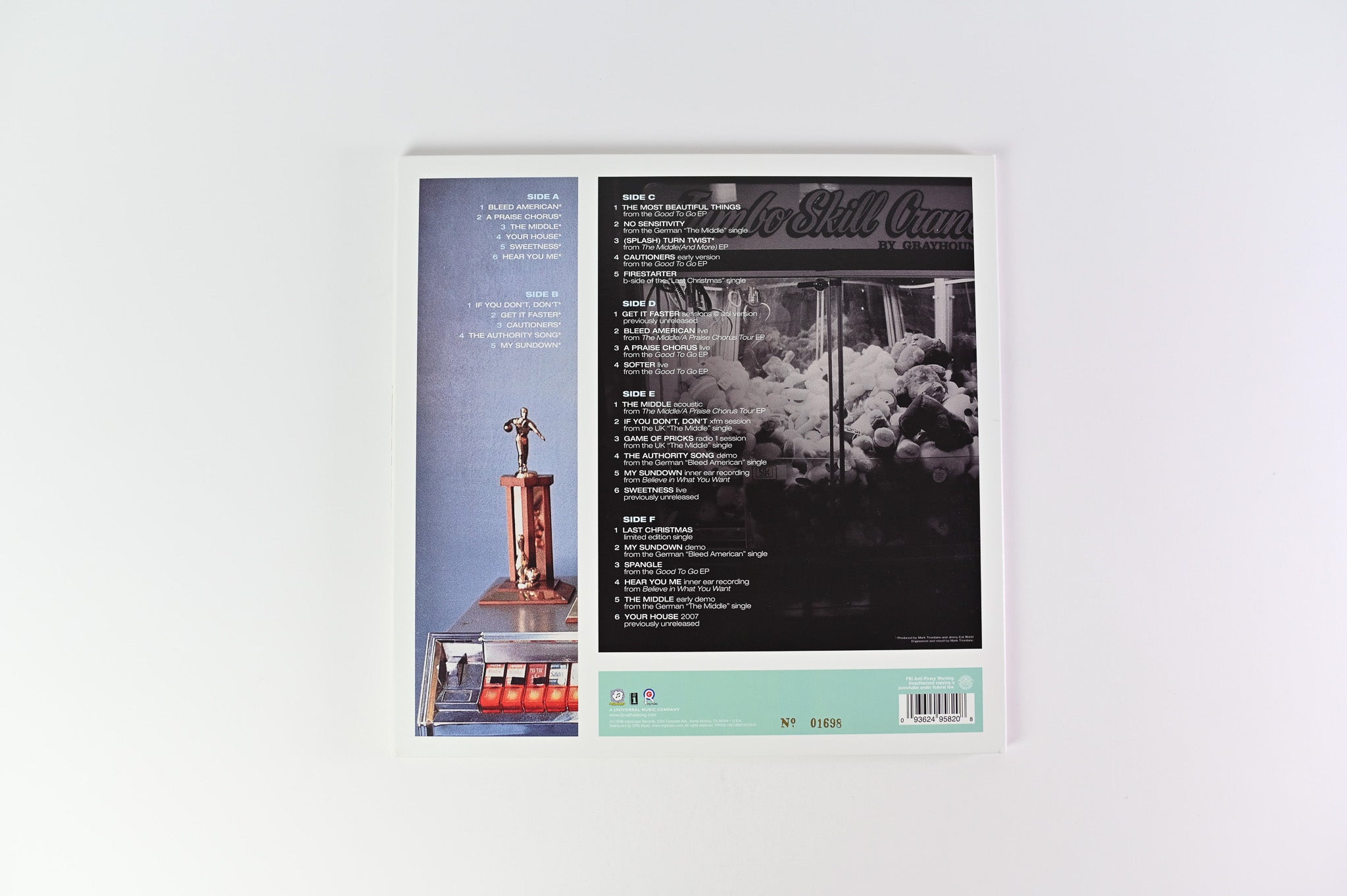 Jimmy Eat World - Bleed American on ORG Music Ltd Numbered RSD 2011 Reissue