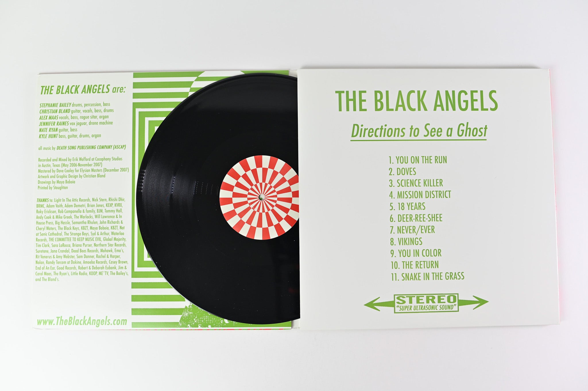 The Black Angels - Directions To See A Ghost on Light In The Attic Ltd Edition