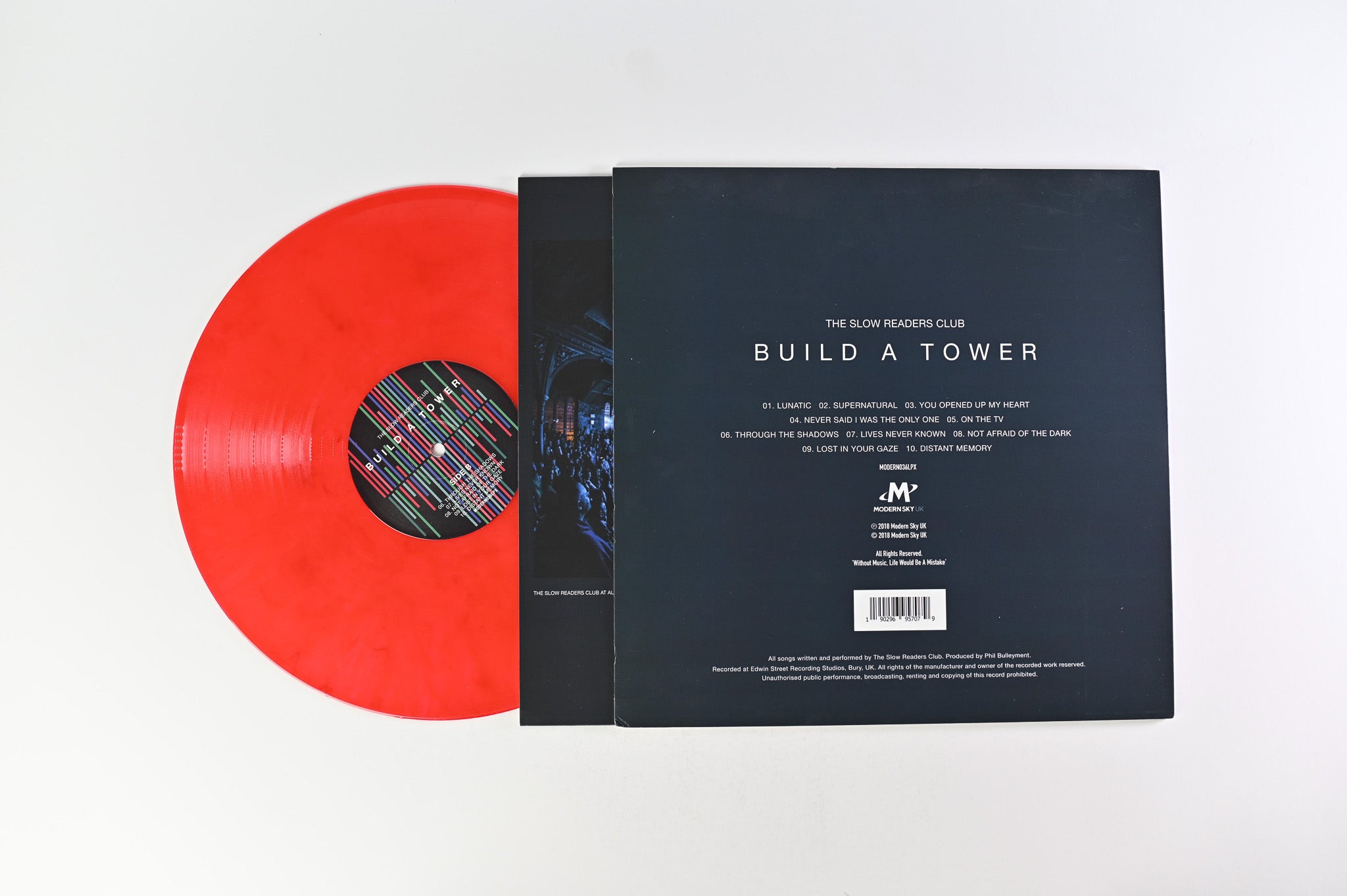 The Slow Readers Club - Build A Tower on Modern Sky UK Ltd Red Vinyl