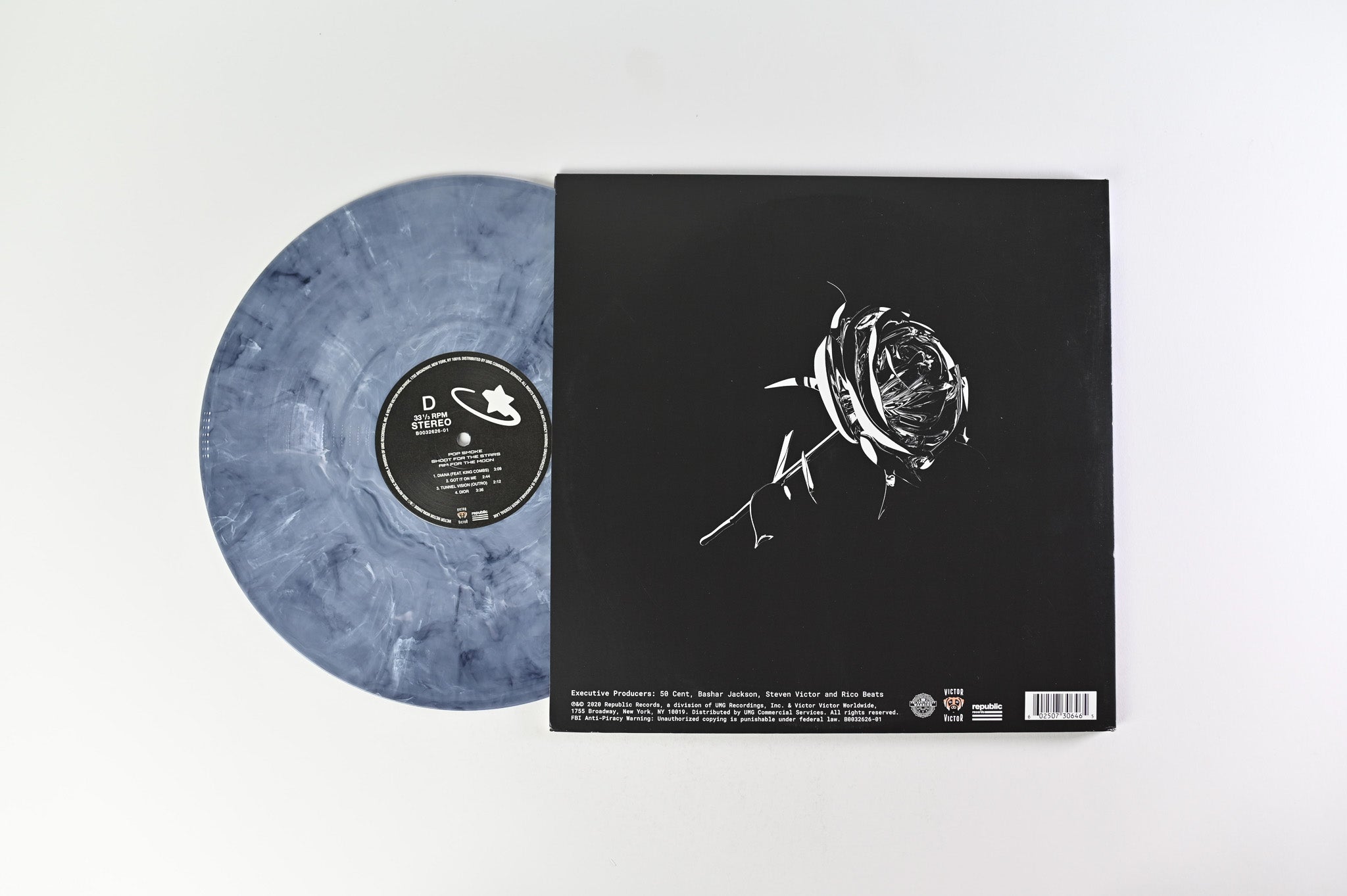 Pop Smoke - Shoot For The Stars Aim For The Moon on Republic Target Exclusive Marbled Vinyl