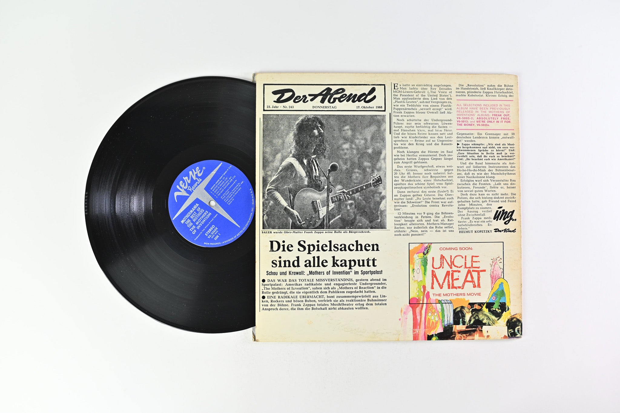The Mothers - Mothermania (The Best Of The Mothers) on Verve Records