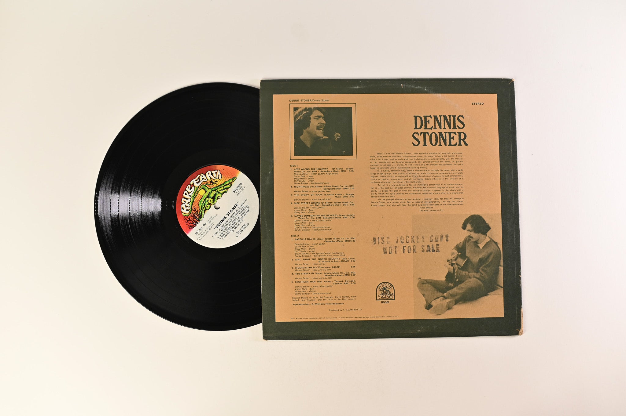 Dennis Stoner - Dennis Stoner on Rare Earth Promo