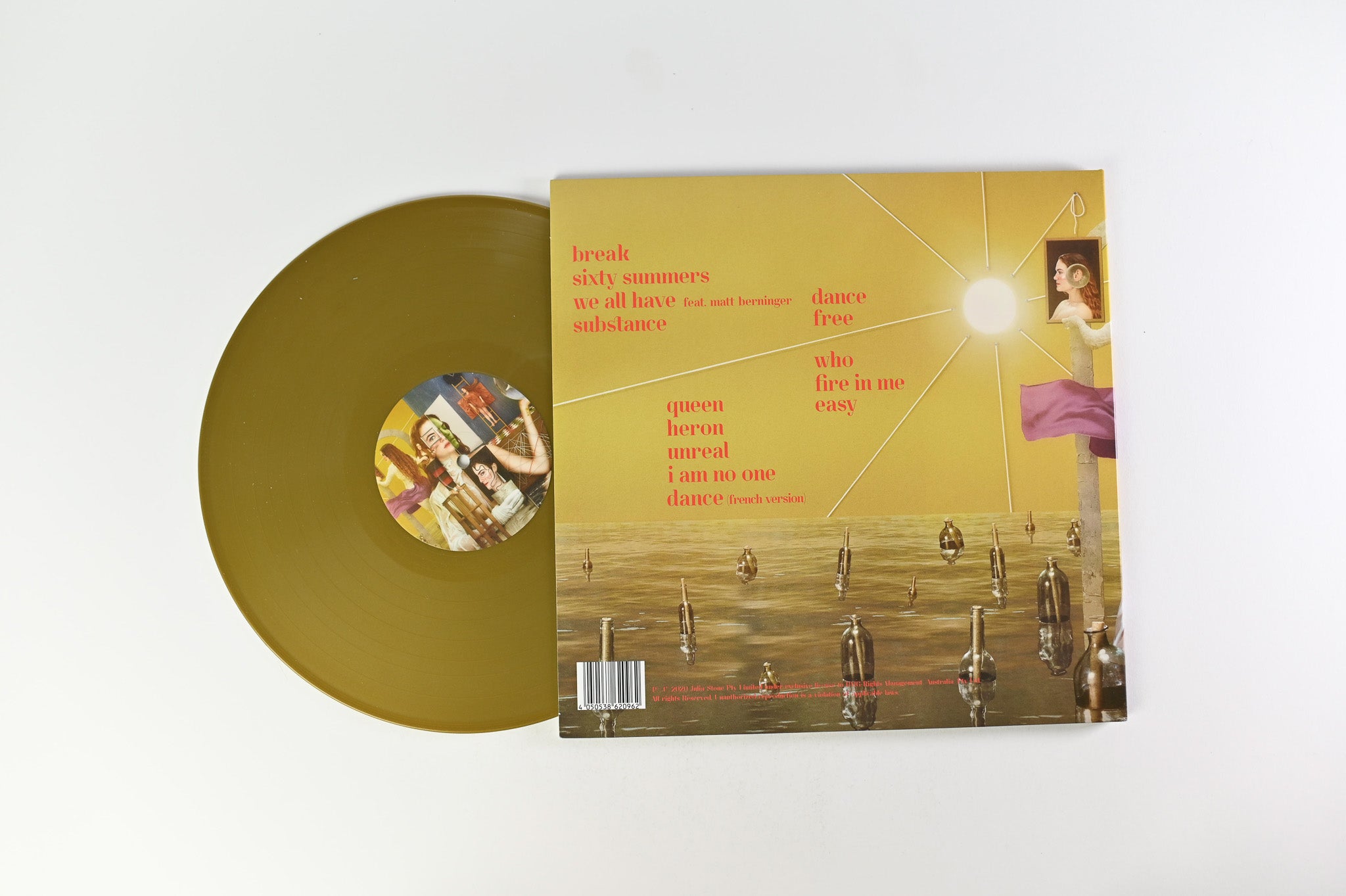Julia Stone - Sixty Summers on BMG Rights Management Ltd Gold Vinyl