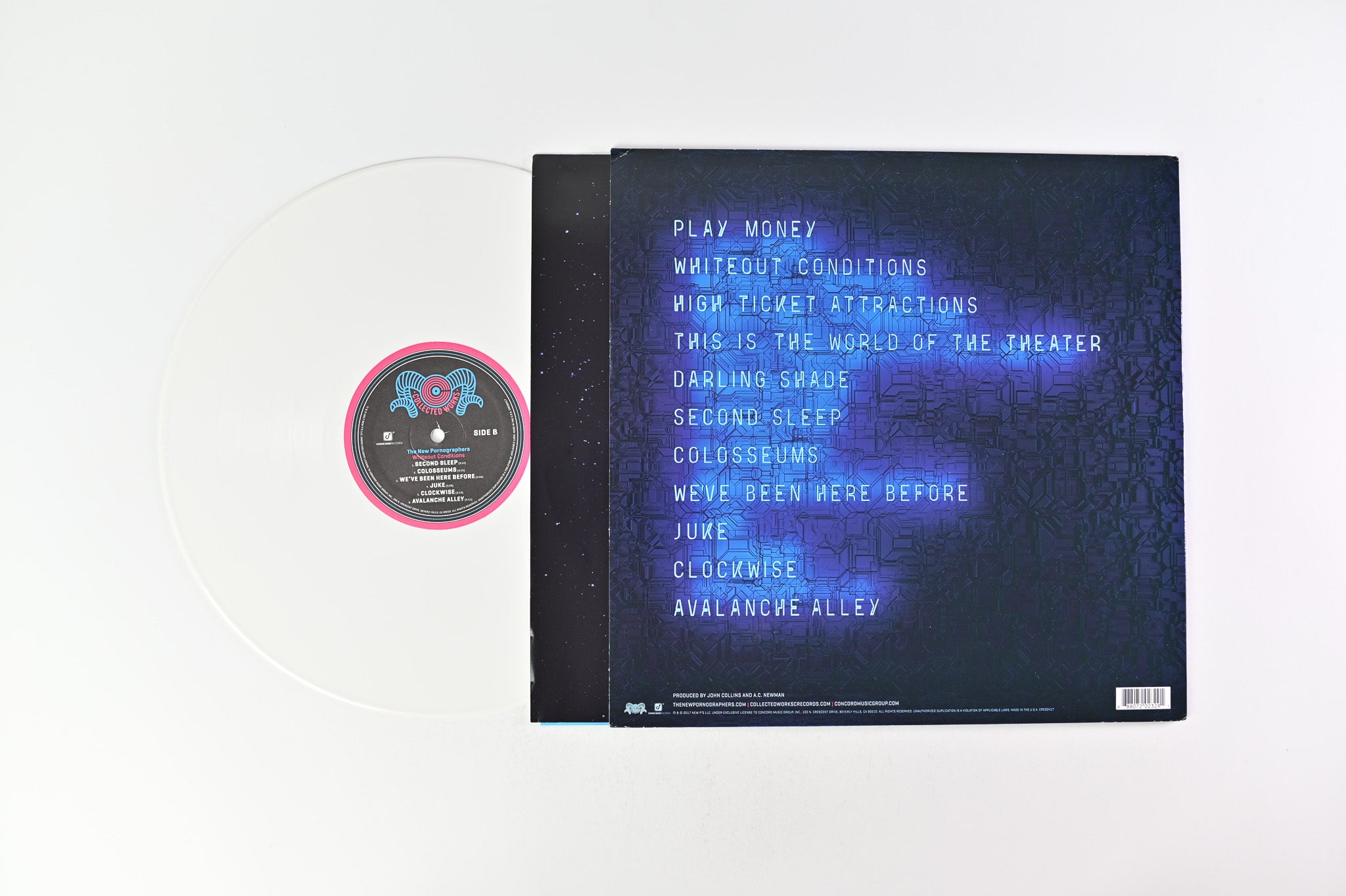The New Pornographers - Whiteout Conditions on Concord Records - White Vinyl
