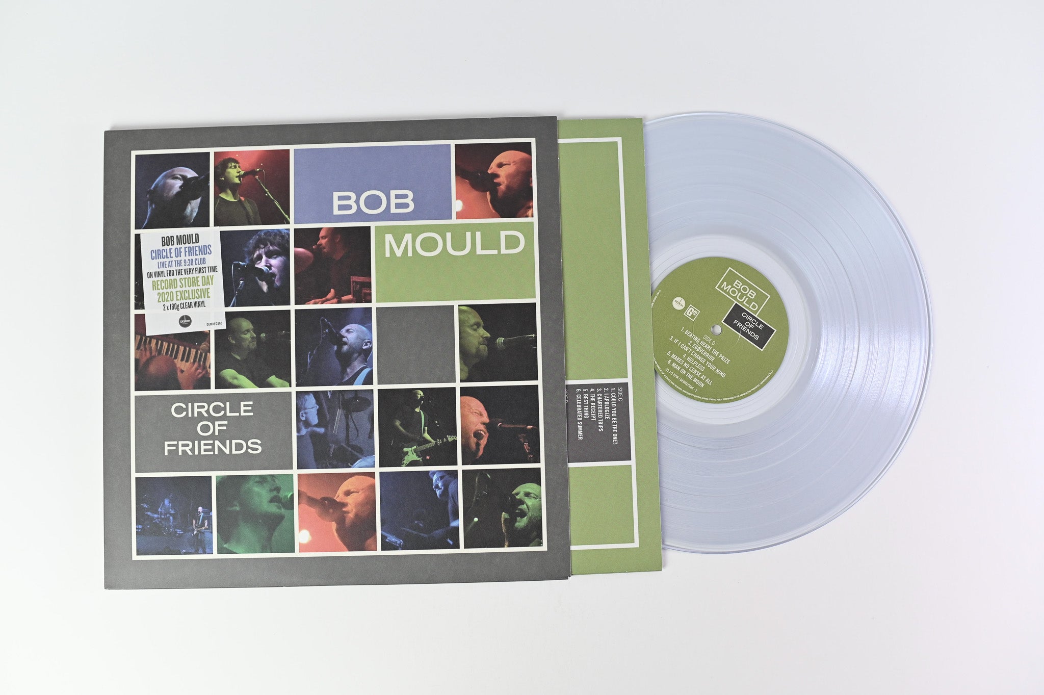 Bob Mould - Circle Of Friends on Demon Ltd RSD Clear Vinyl