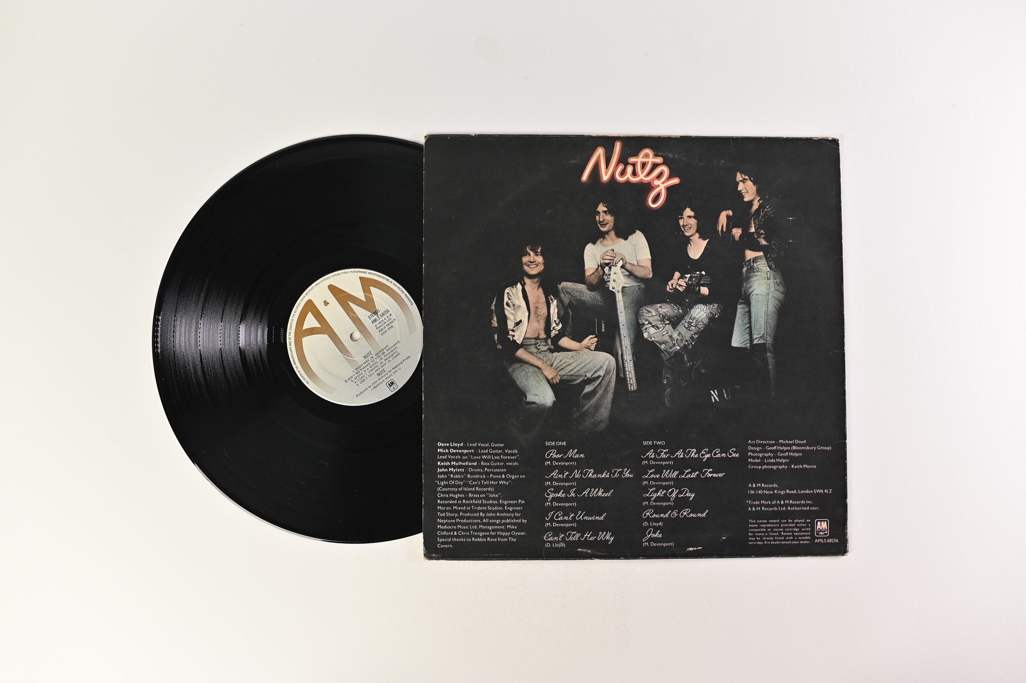 Nutz - Nutz on A&M Records - UK pressing