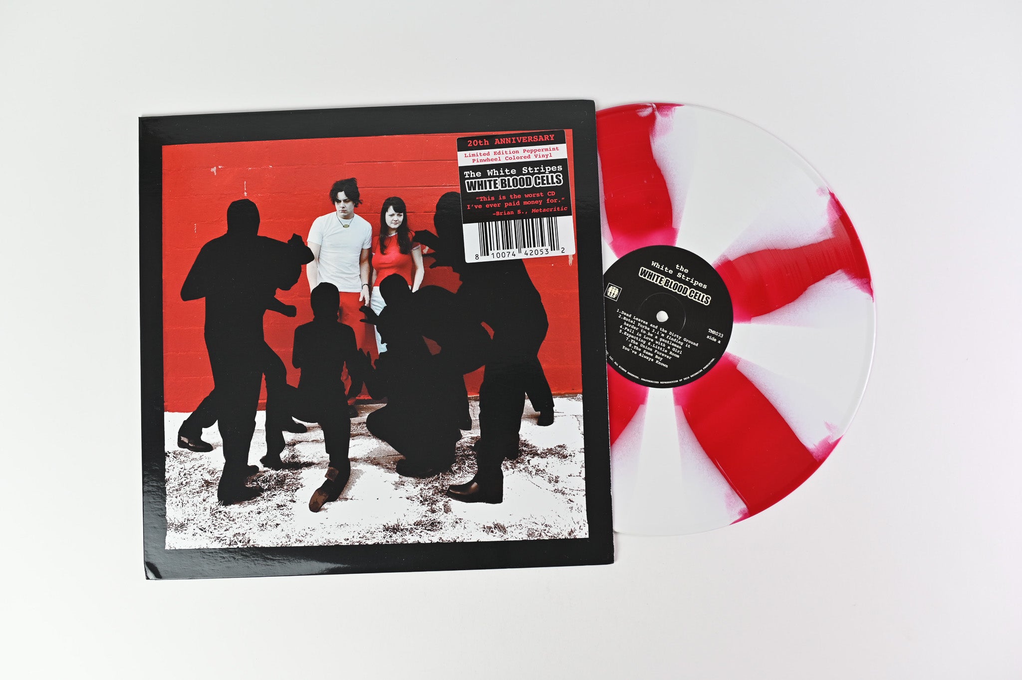 The White Stripes - White Blood Cells on Third Man Ltd Red & White Pinwheel Reissue