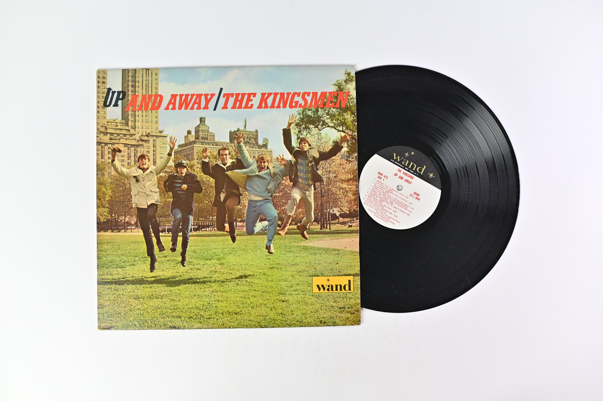 The Kingsmen - Up And Away on Wand - Mono