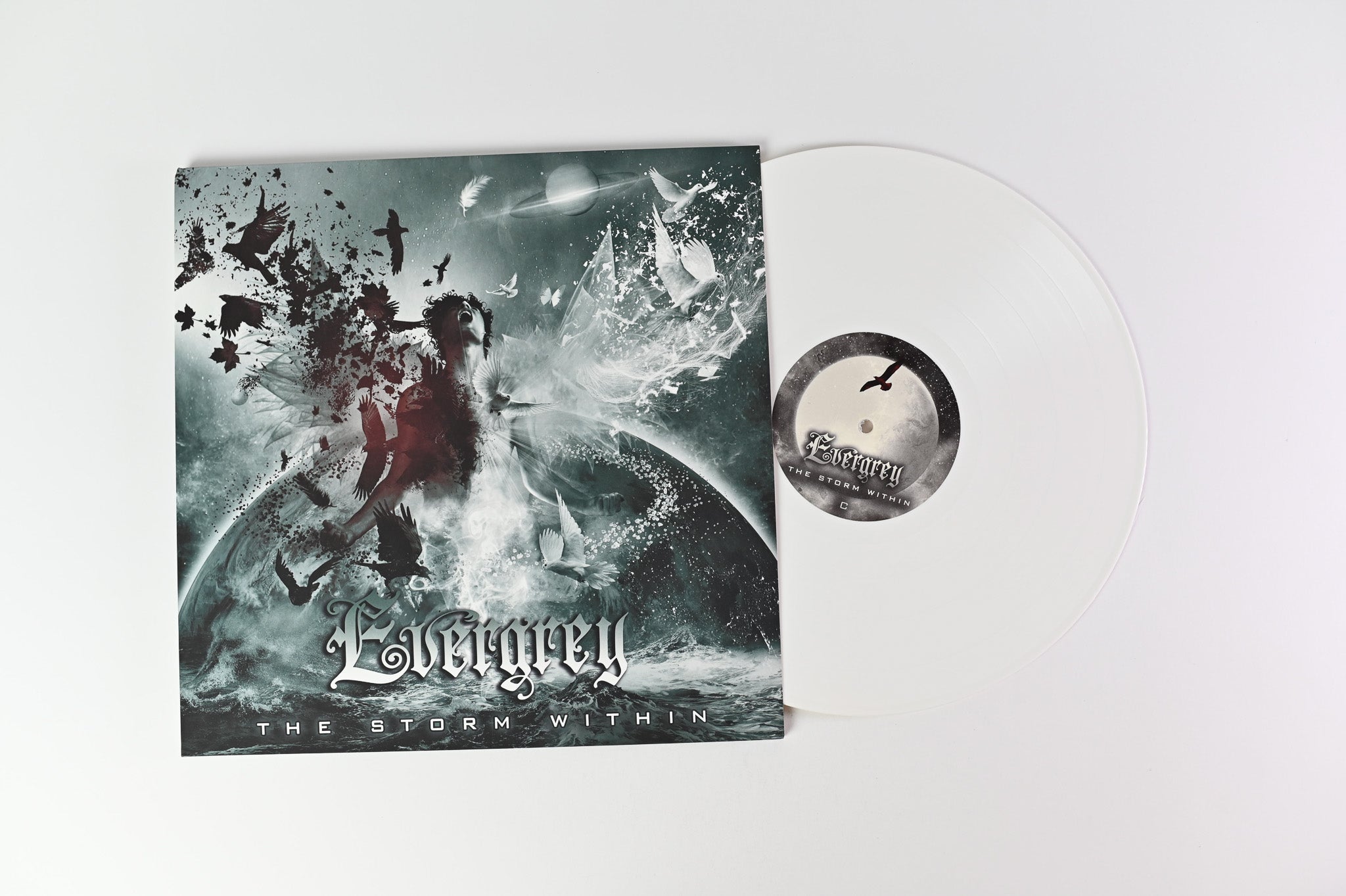 Evergrey - The Storm Within on AFM Single Sided Etched White Vinyl