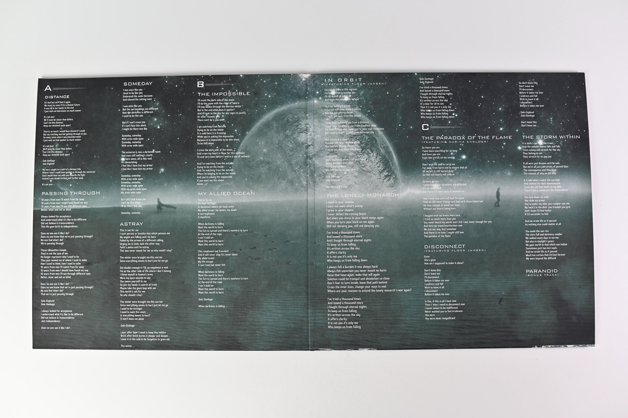 Evergrey - The Storm Within on AFM Single Sided Etched White Vinyl