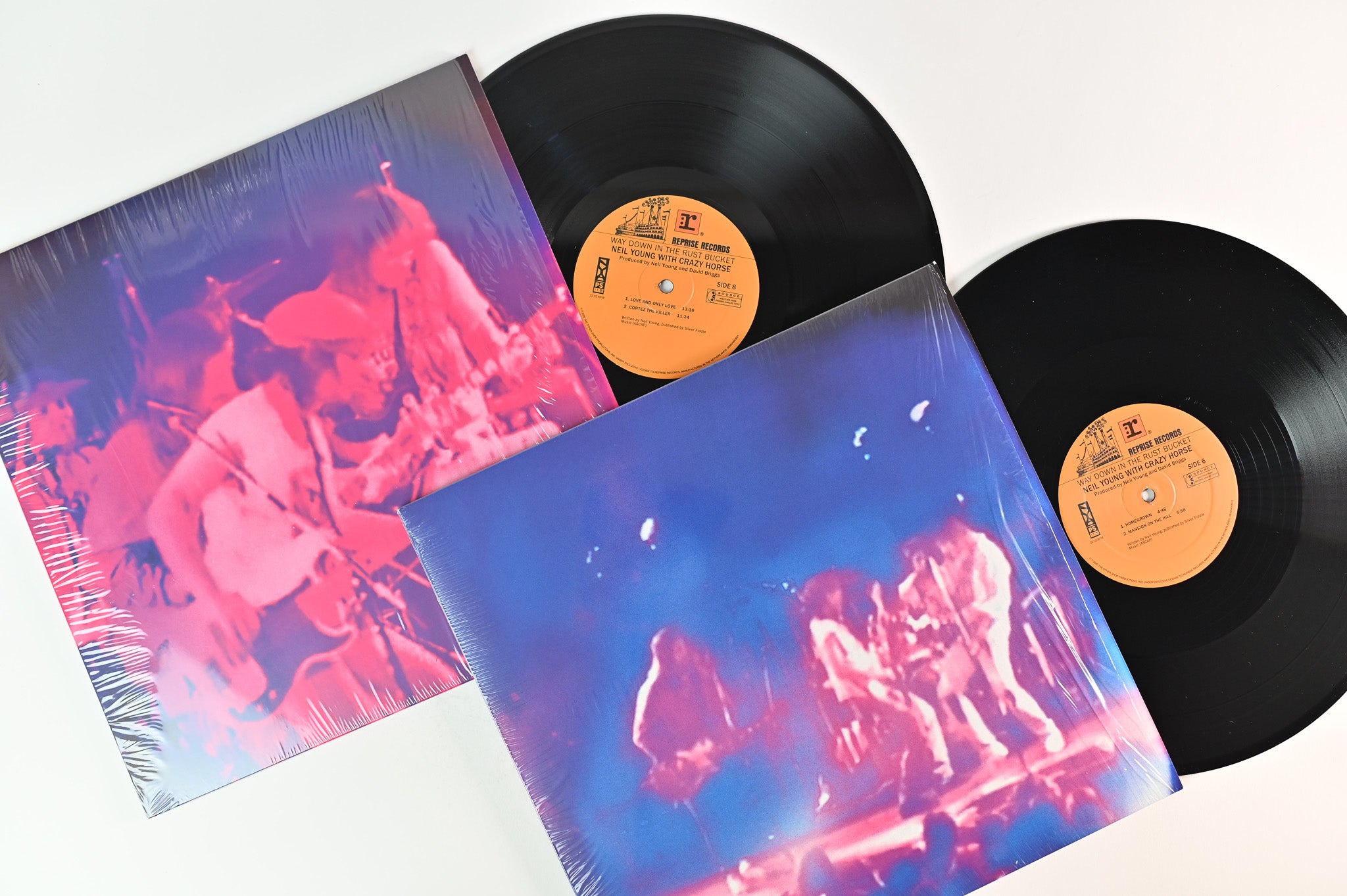 Neil Young - Way Down In The Rust Bucket on Reprise Records - 4-lp Box Set