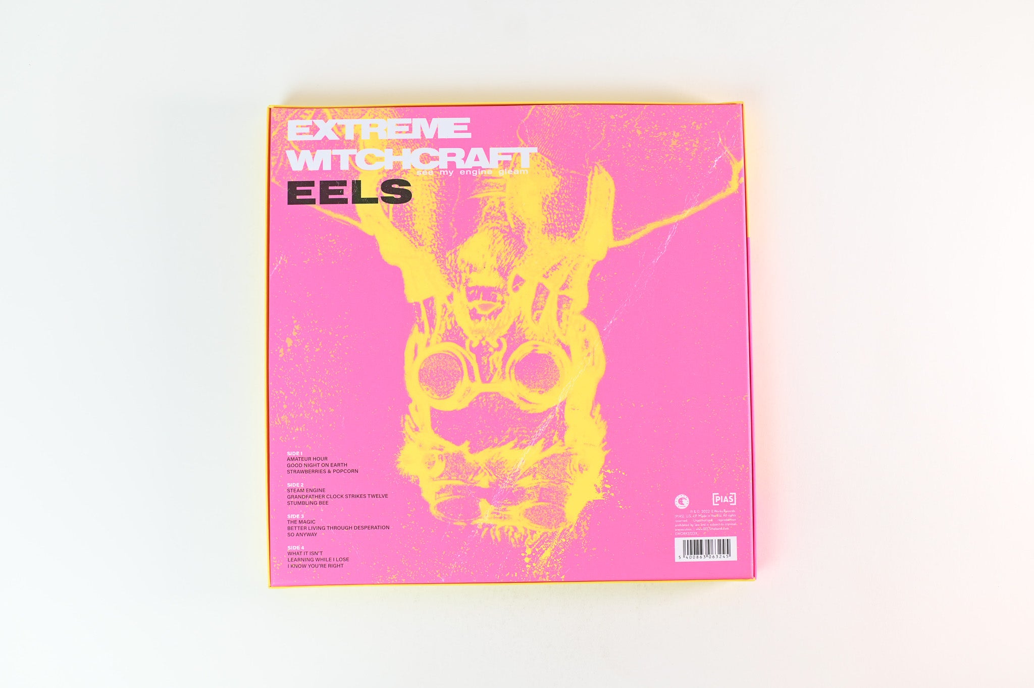 Eels - Extreme Witchcraft (See My Engine Gleam) Deluxe Limited Edition on E Works Records Yellow Vinyl