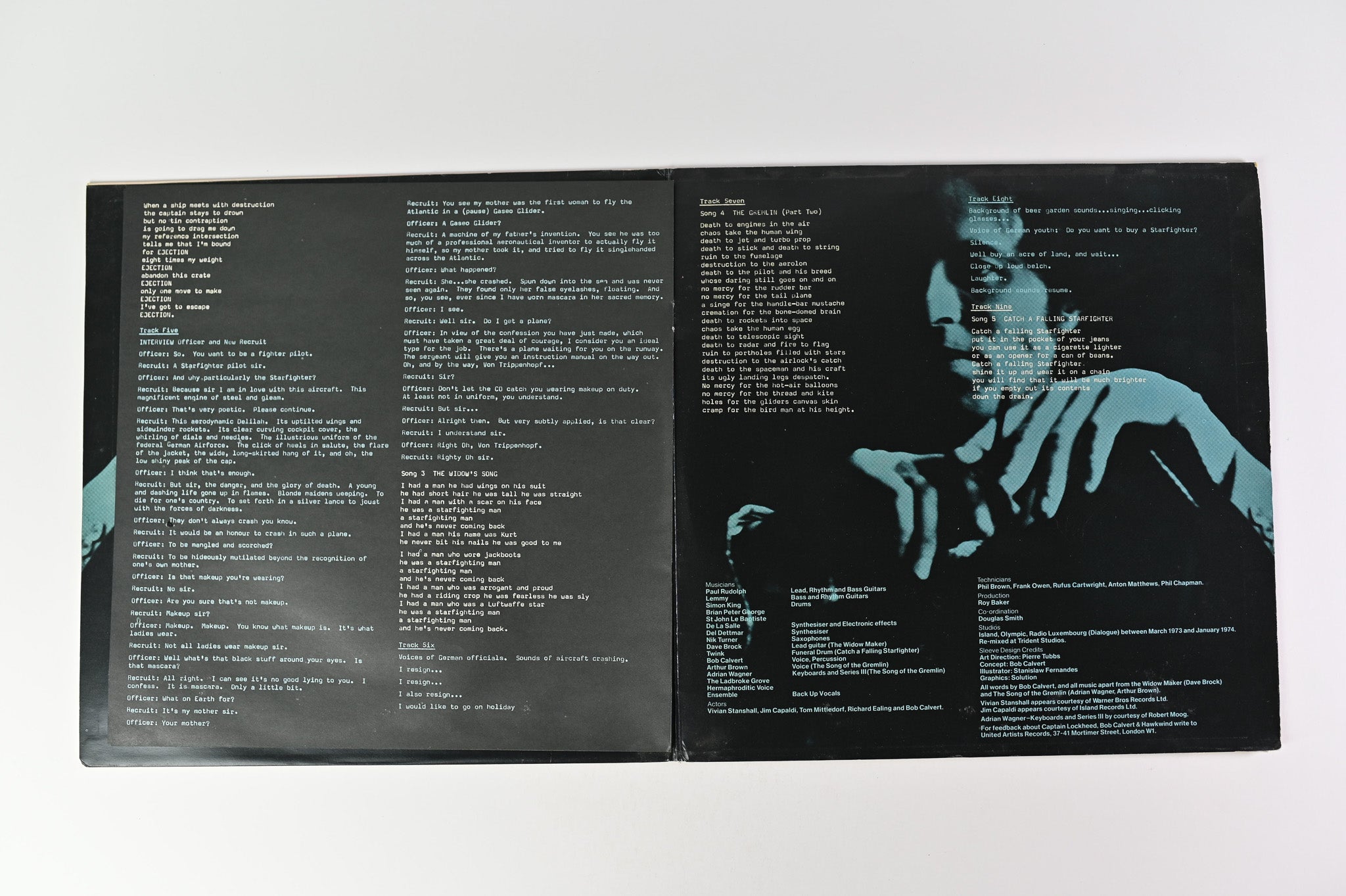Robert Calvert - Captain Lockheed And The Starfighters on United Artists UK Press