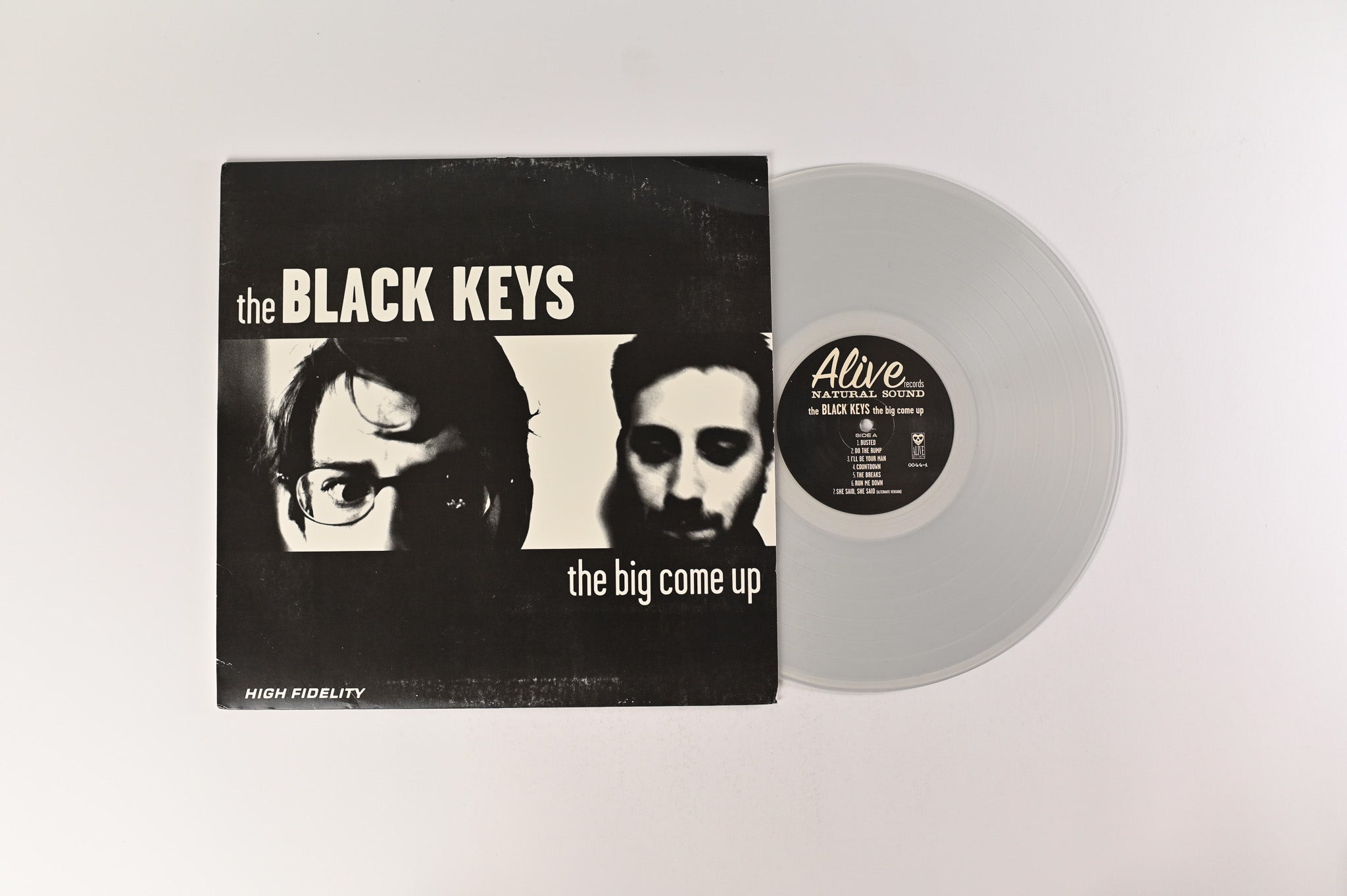 The Black Keys - The Big Come Up on Alive Ltd Clear Vinyl Reissue