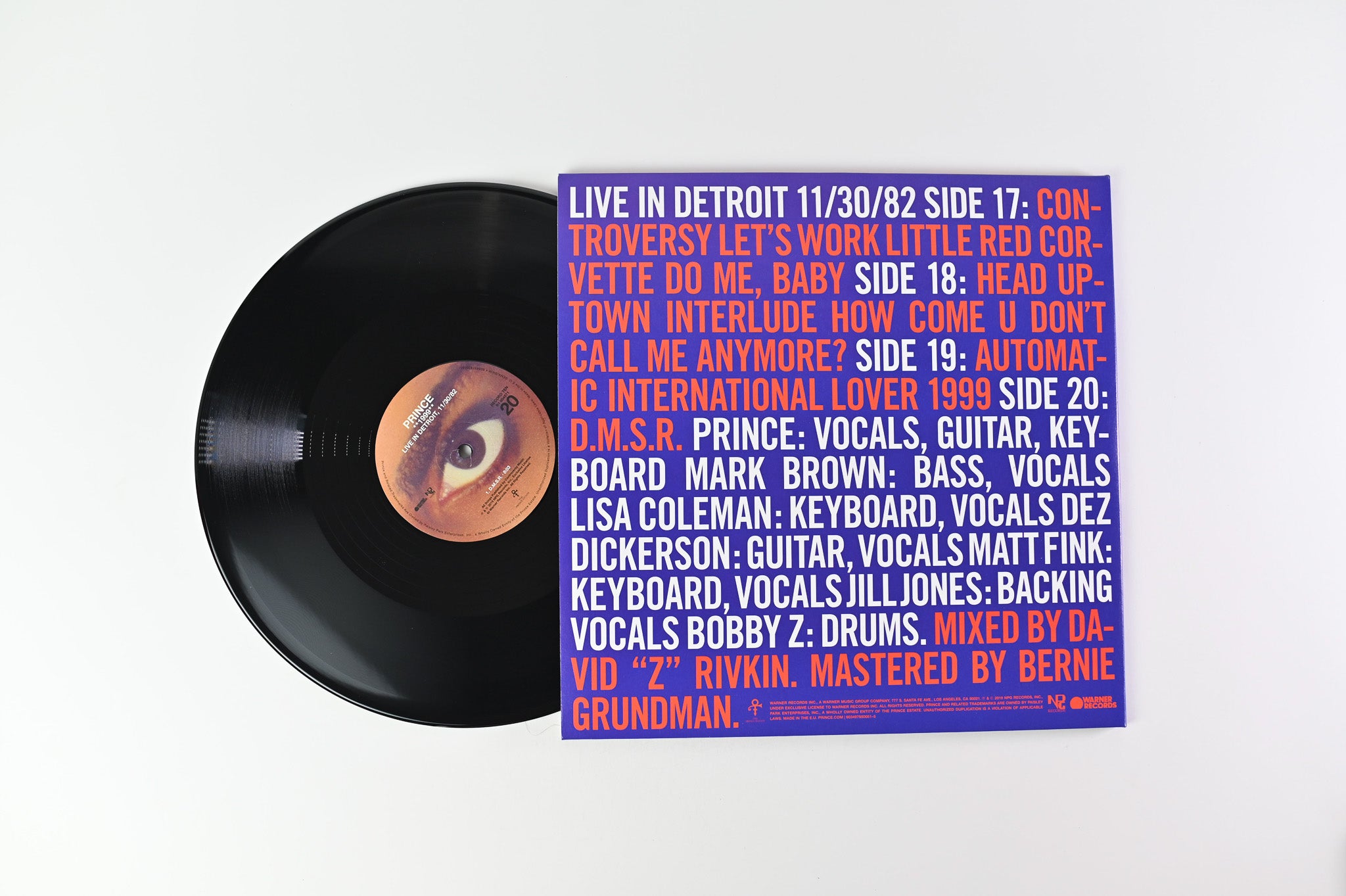 Prince - 1999 on NPG Warner Deluxe Edition Box Set