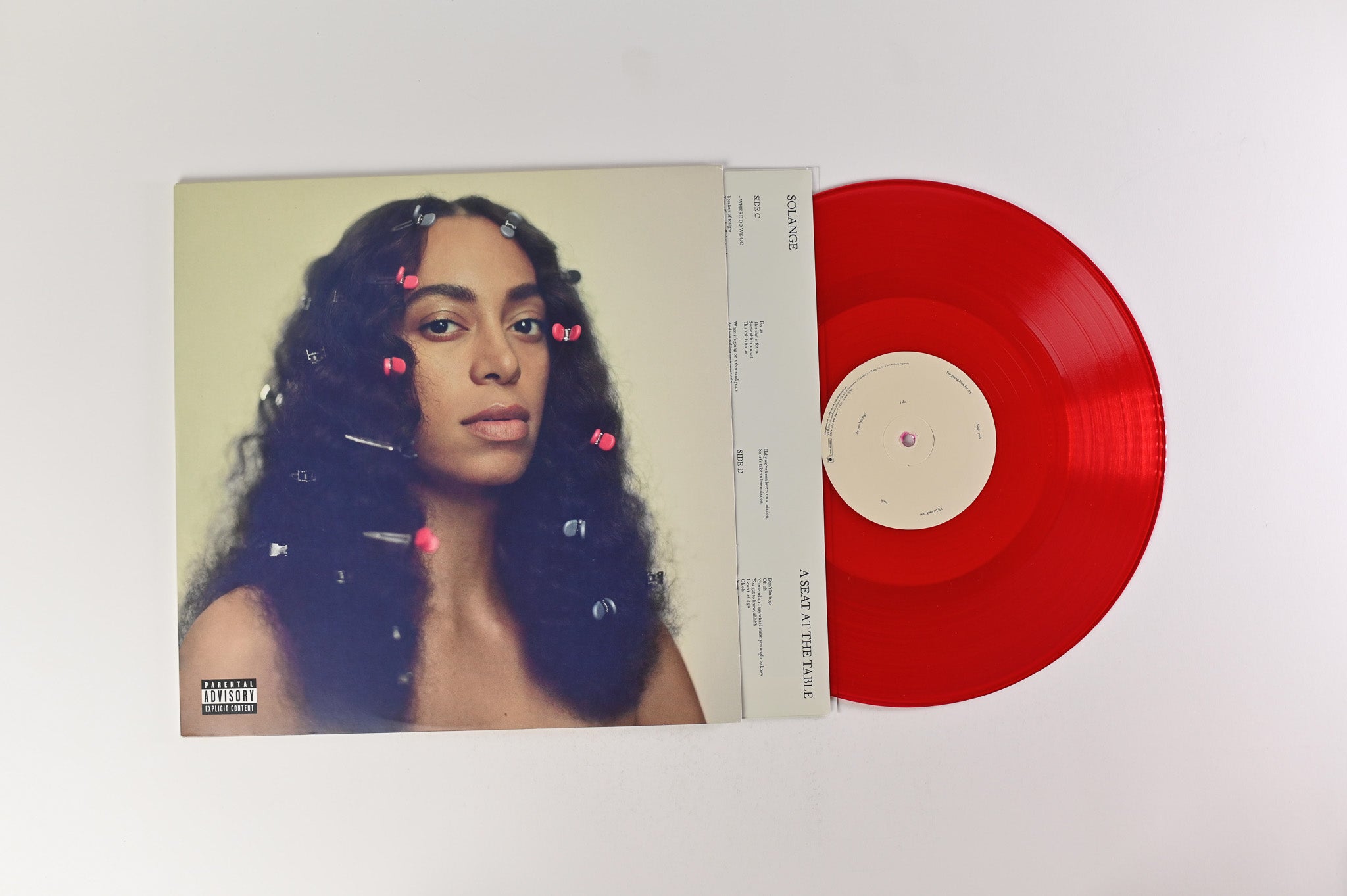 Solange - A Seat At The Table on Columbia Saint Ltd Numbered Red Vinyl Reissue