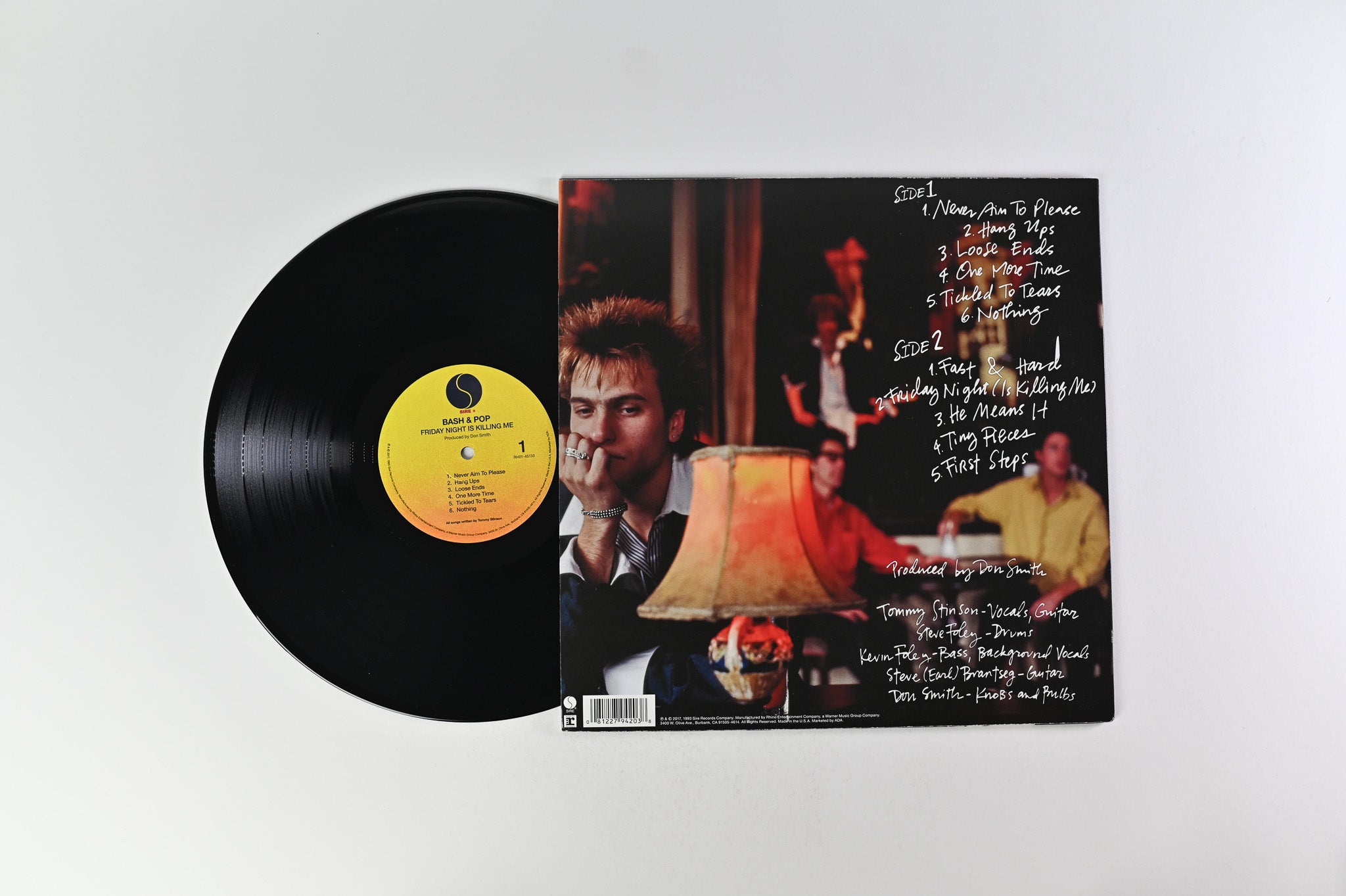 Bash & Pop - Friday Night Is Killing Me on Sire 2017 Pressing