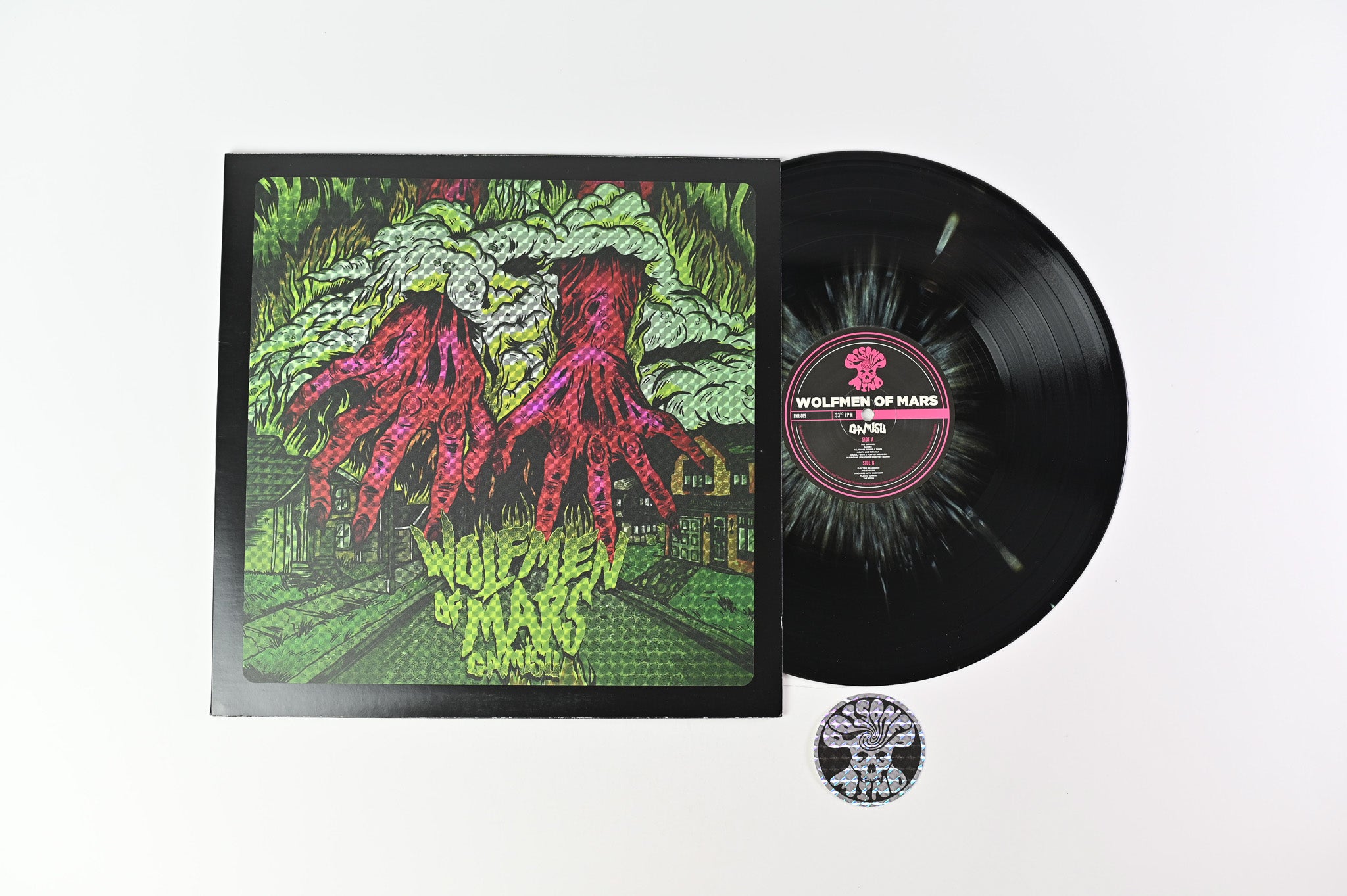 Wolfmen Of Mars - Gamisu on Poisoned Mind Ltd Numbered Black / Green Vinyl