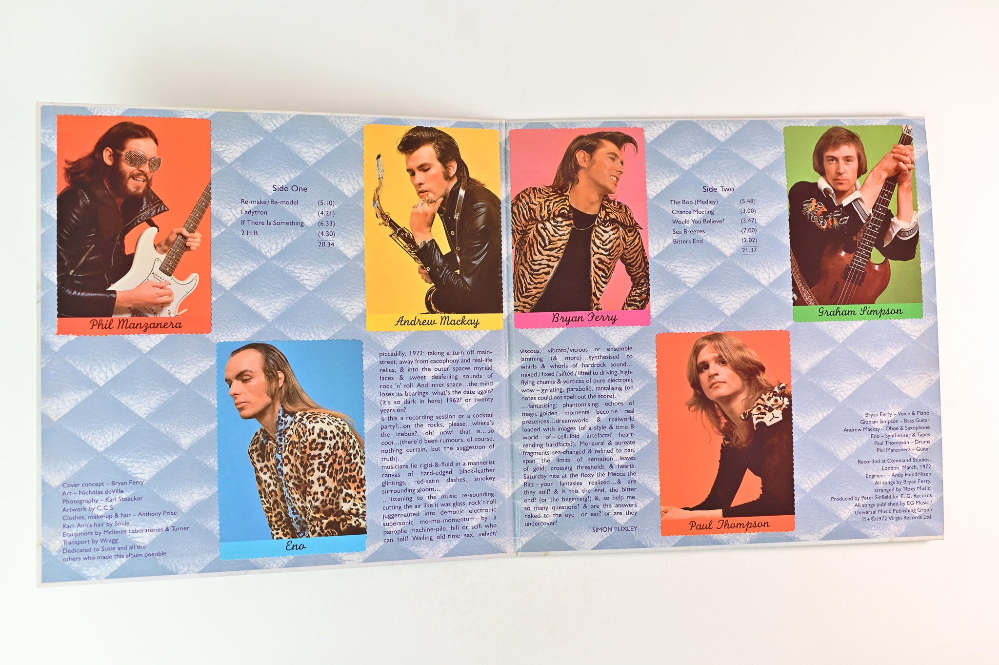 Roxy Music - The Studio Albums on Virgin - 8-lp Box Set