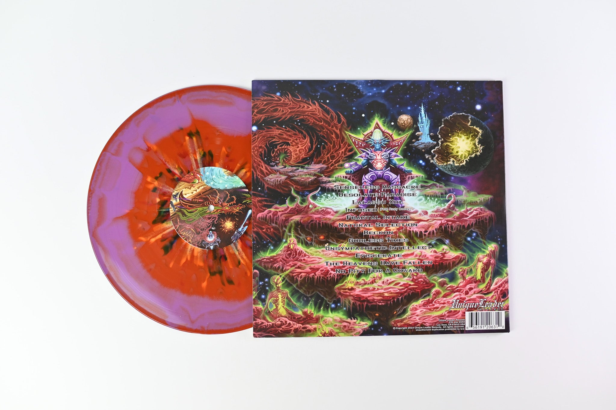 Rings Of Saturn - Lugal Ki En on Unique Leader Purple Merge w/ Splatter Reissue