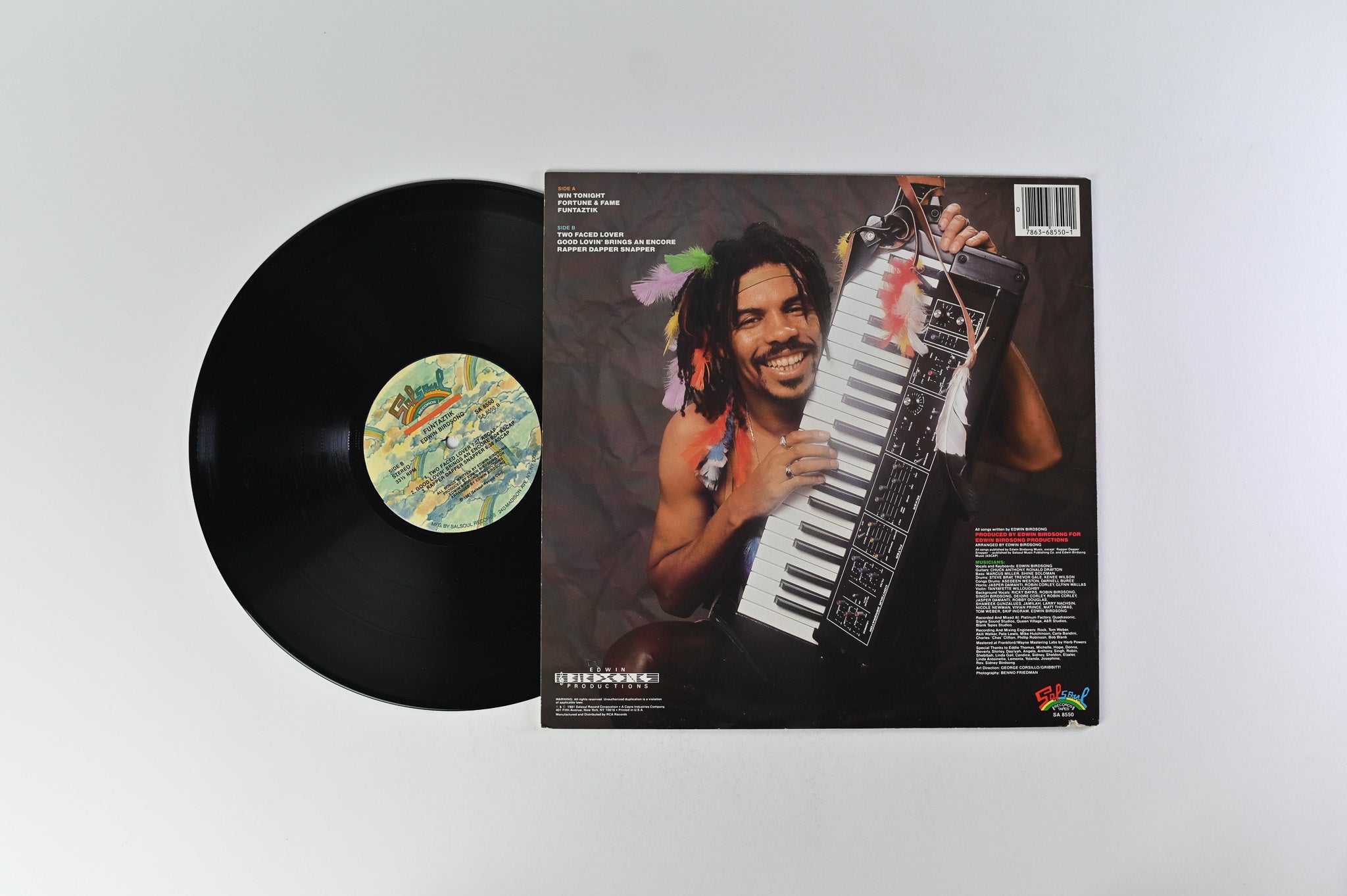洋楽 EDWIN BIRDSONG/FUTAZTIK (US LP) Edwin Birdsong – Funtaztik – Vinyl (LP, Album, Stereo), 1981