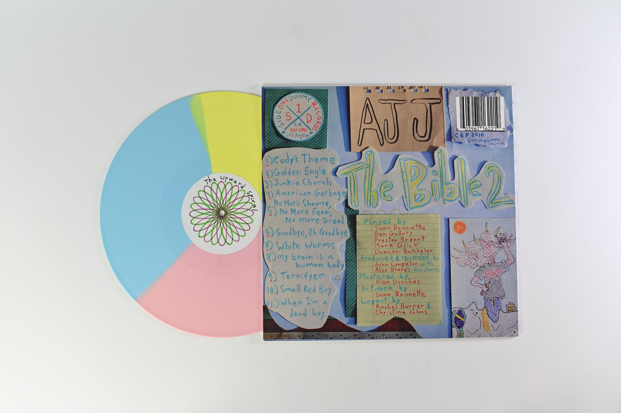 AJJ - The Bible 2 on SideOneDummy Tri Color Vinyl