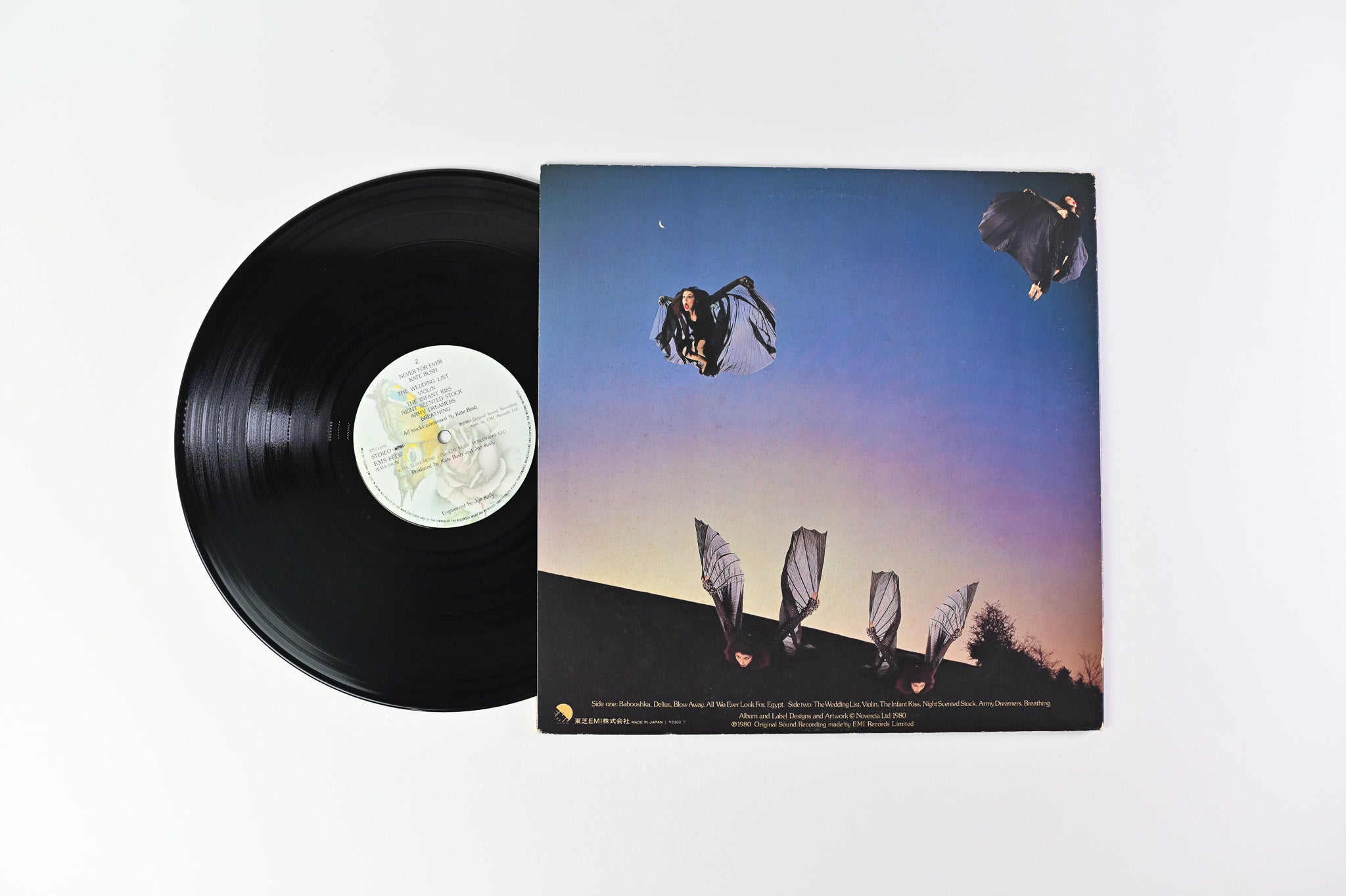 Kate Bush - Never For Ever on EMI Japanese Pressing