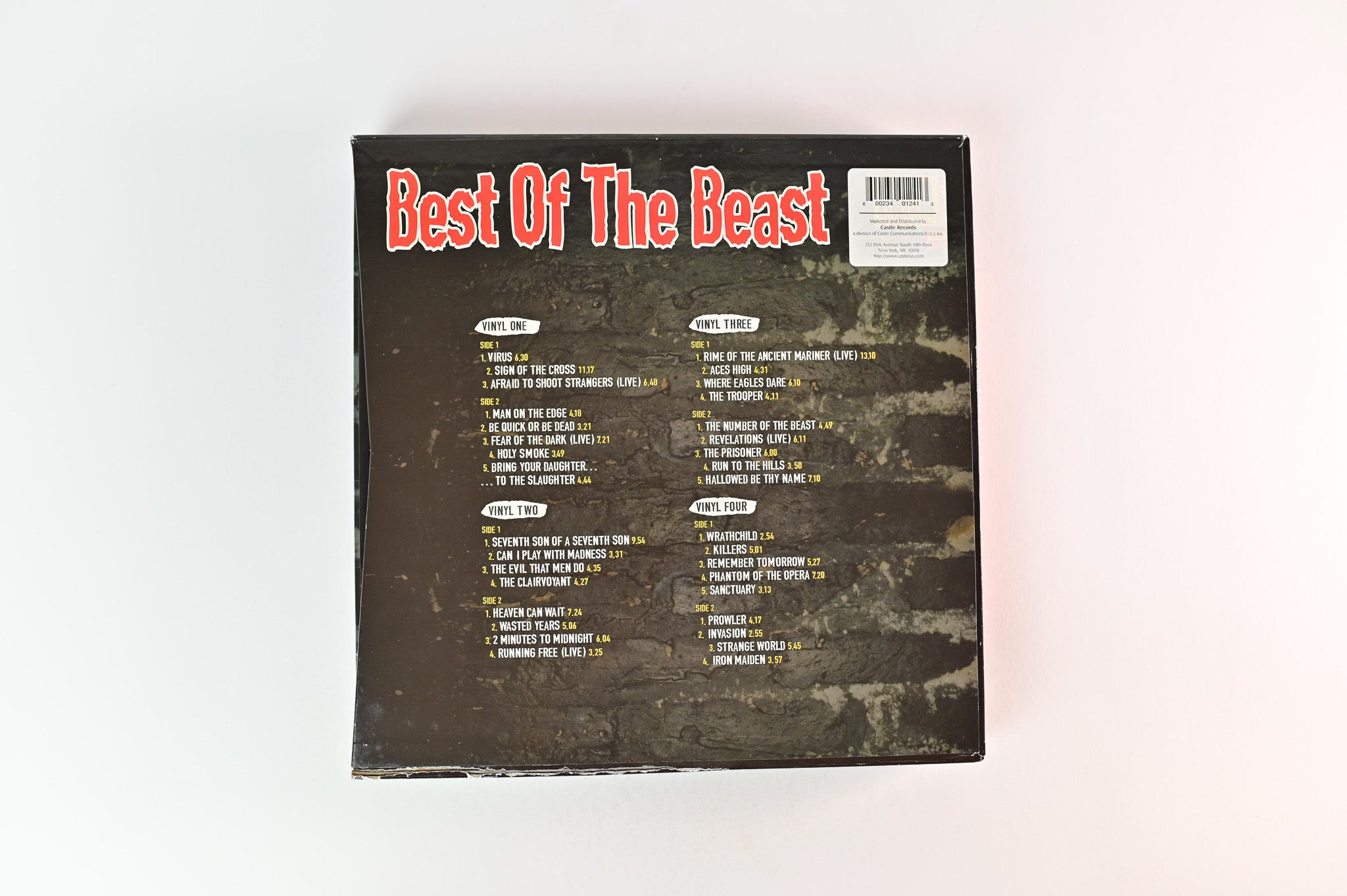 Iron Maiden - Best Of The Beast on EMI - 4-lp Box Set
