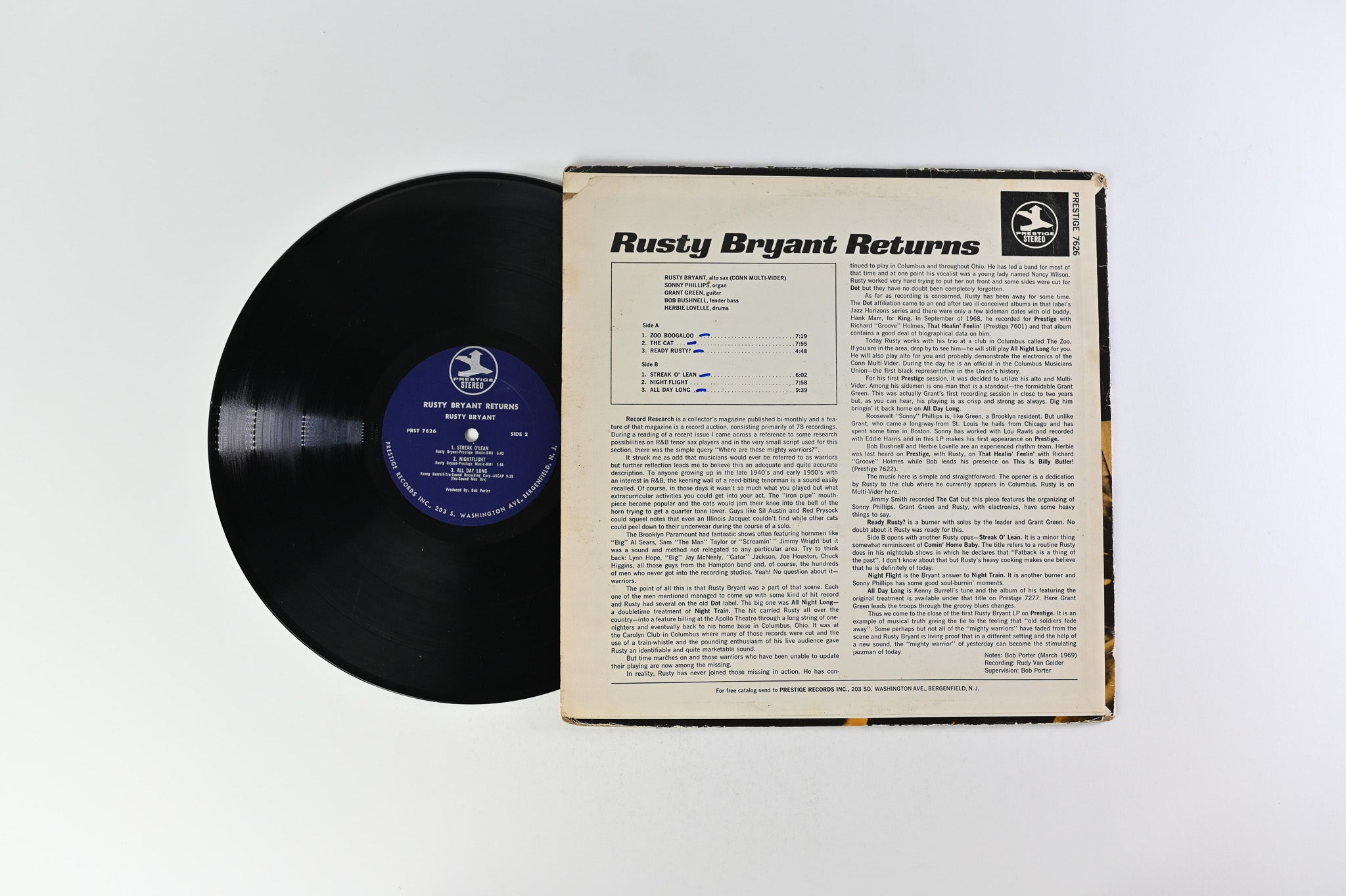 Rusty Bryant - Rusty Bryant Returns on Prestige