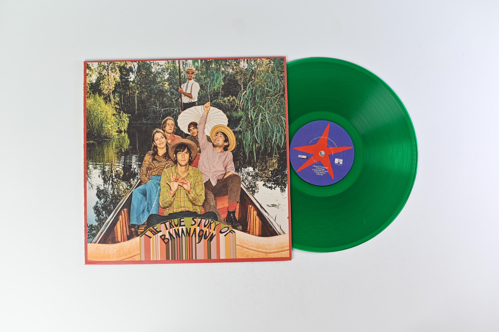 Bananagun - The True Story Of Bananagun on ANTI FADE Records Green Vinyl