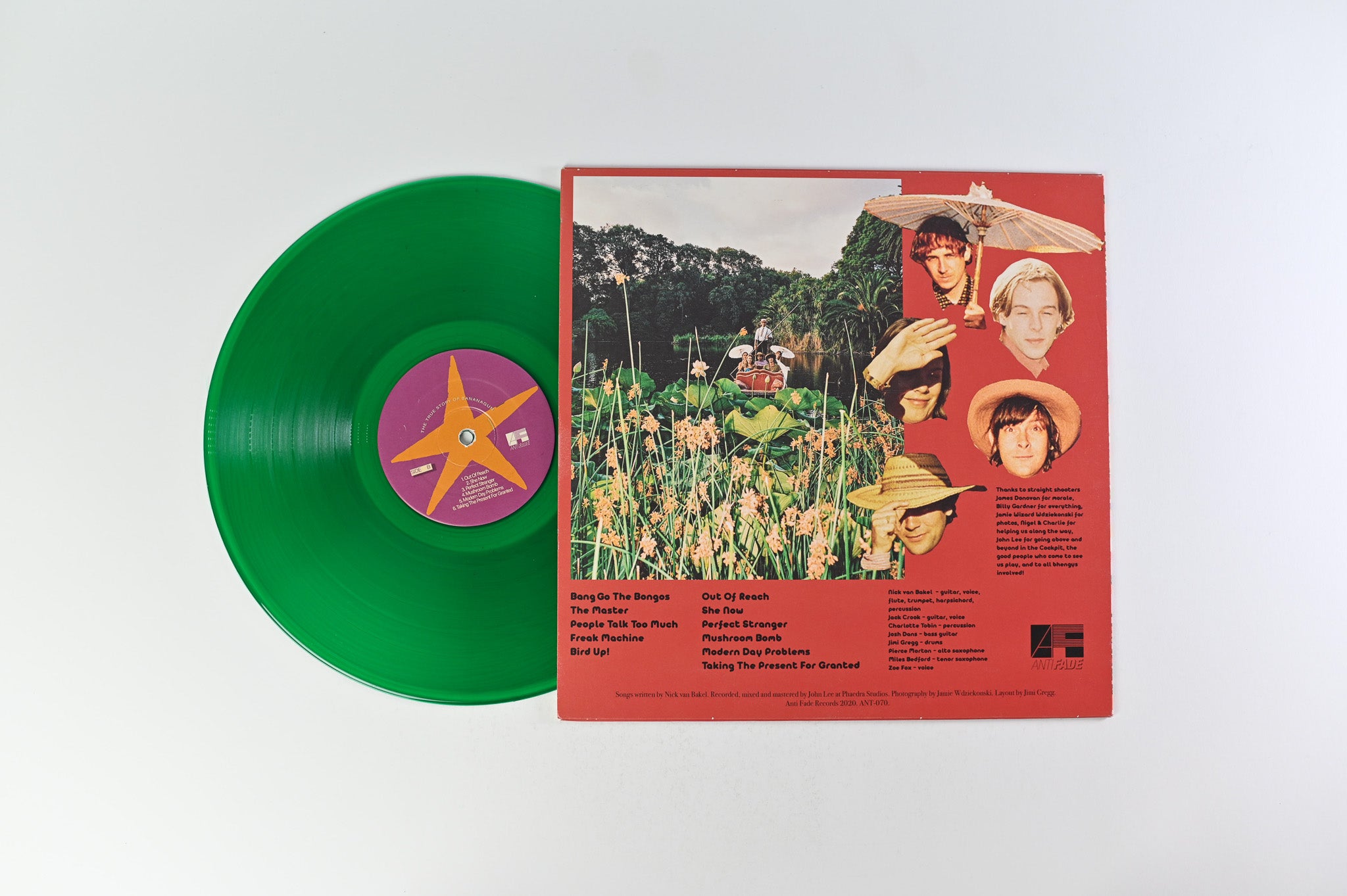 Bananagun - The True Story Of Bananagun on ANTI FADE Records Green Vinyl