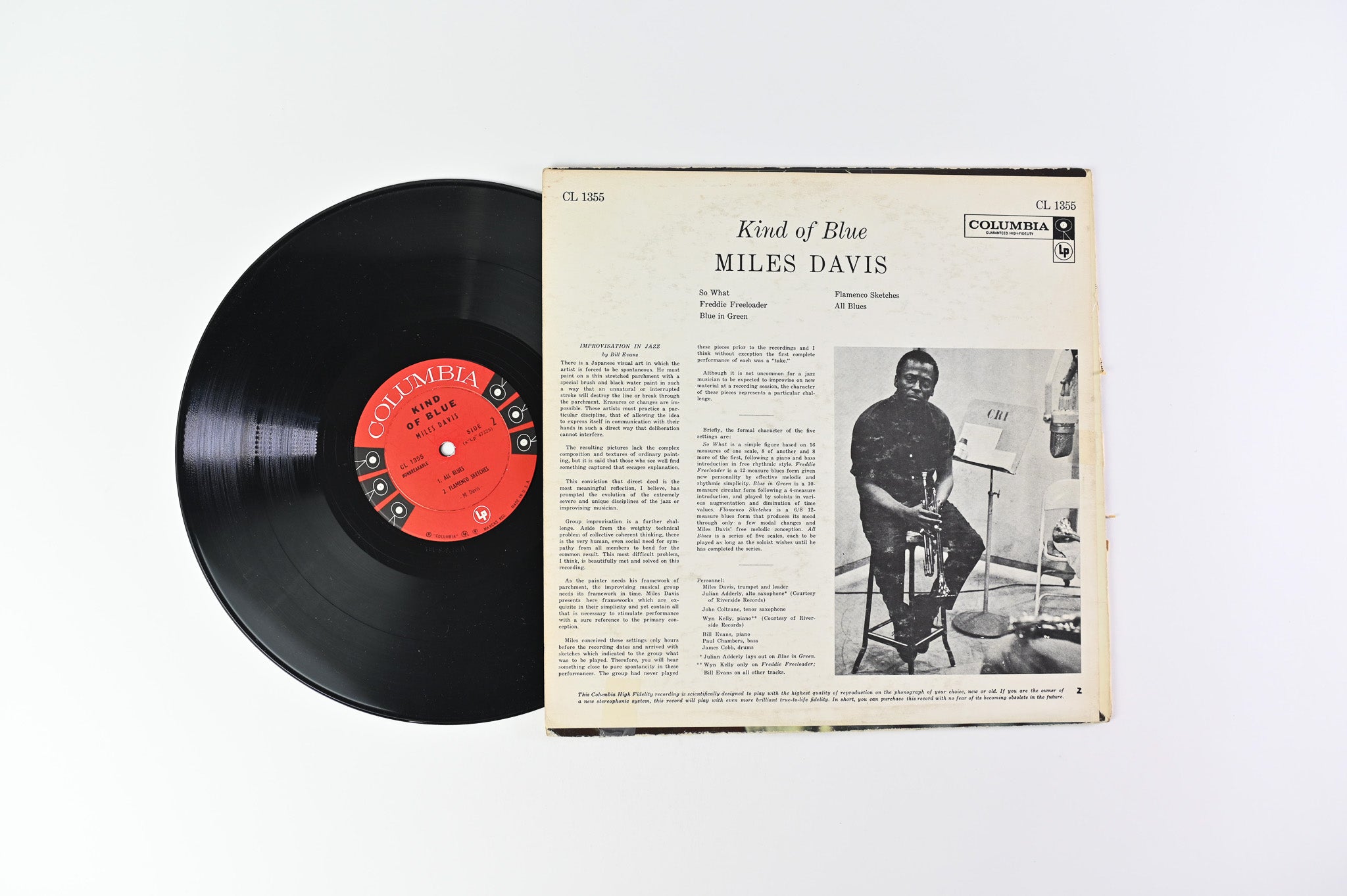 Miles Davis - Kind Of Blue on Columbia Mono 6 Eye