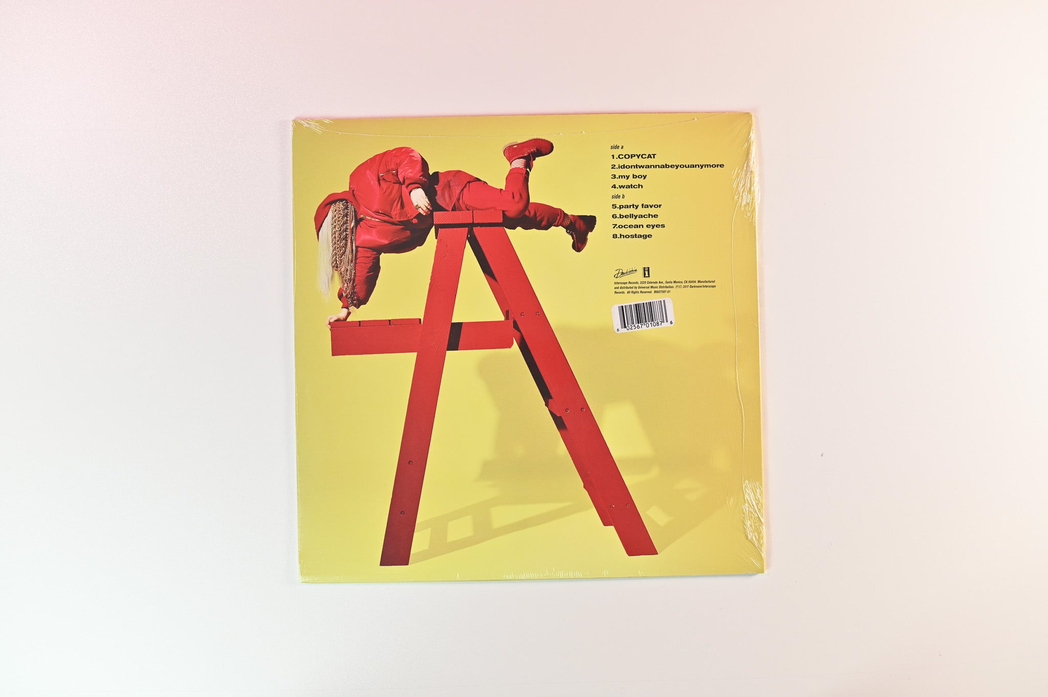 Billie Eilish - Dont Smile At Me on Interscope Records - Sealed Yellow Vinyl
