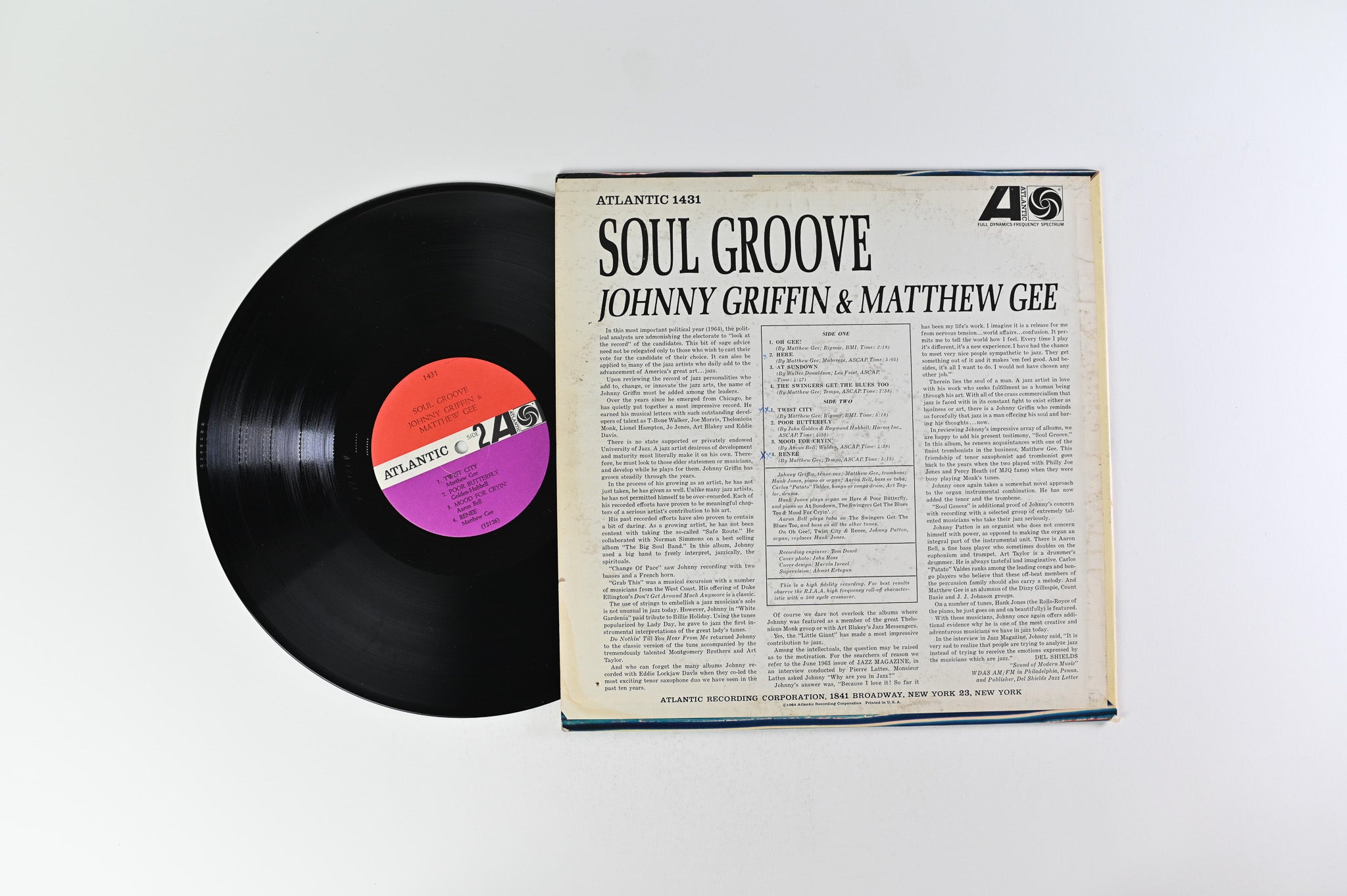 Johnny Griffin - Soul Groove on Atlantic