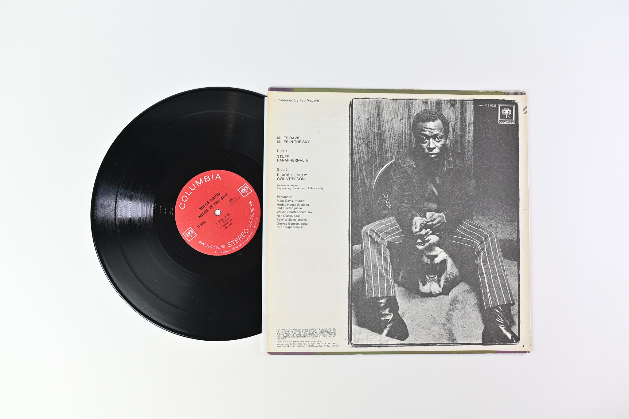 Miles Davis - Miles In The Sky on Columbia 2 Eye 360 Sound Stereo