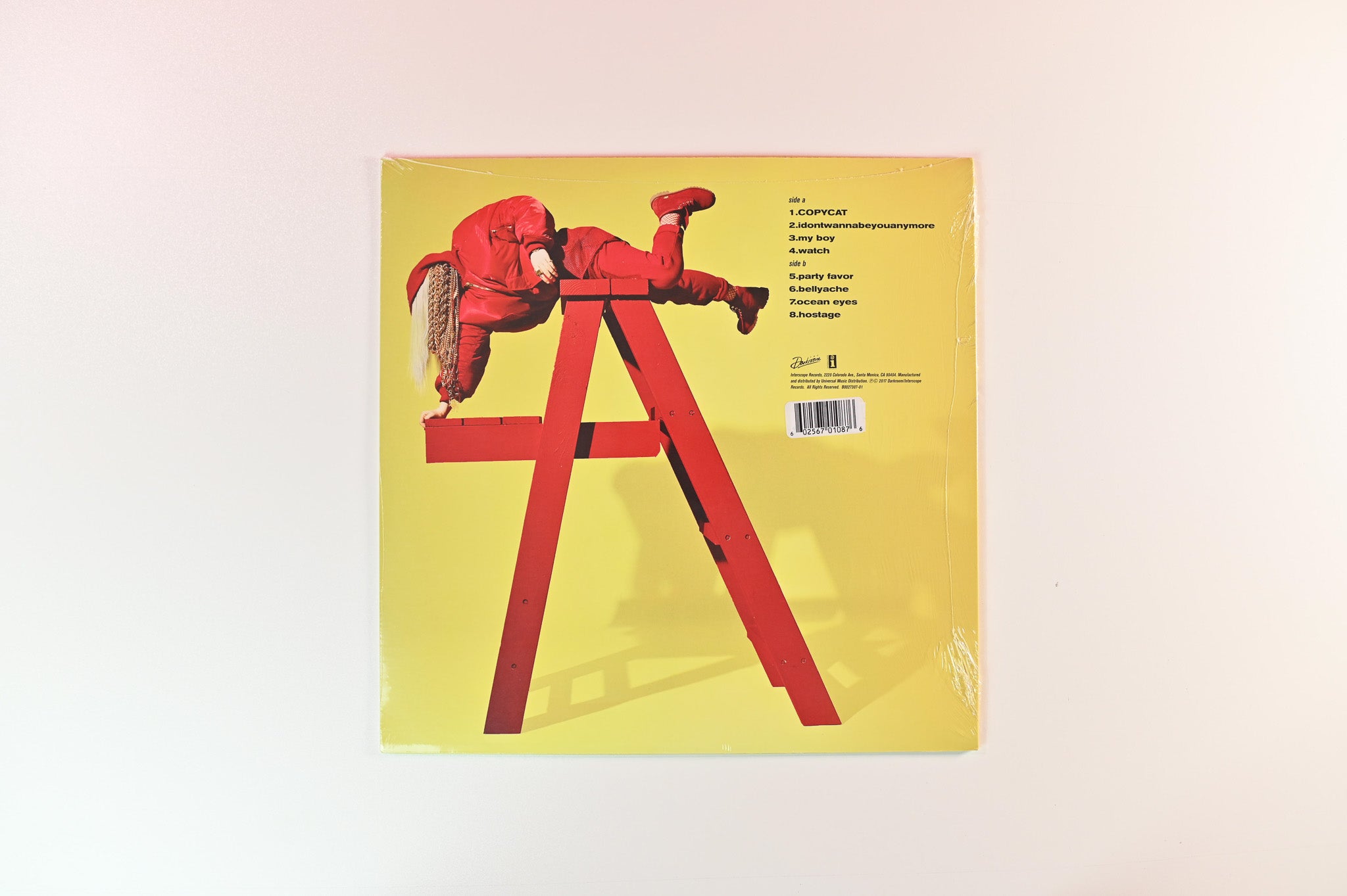 Billie Eilish - Dont Smile At Me on Interscope Records - Sealed Yellow Vinyl