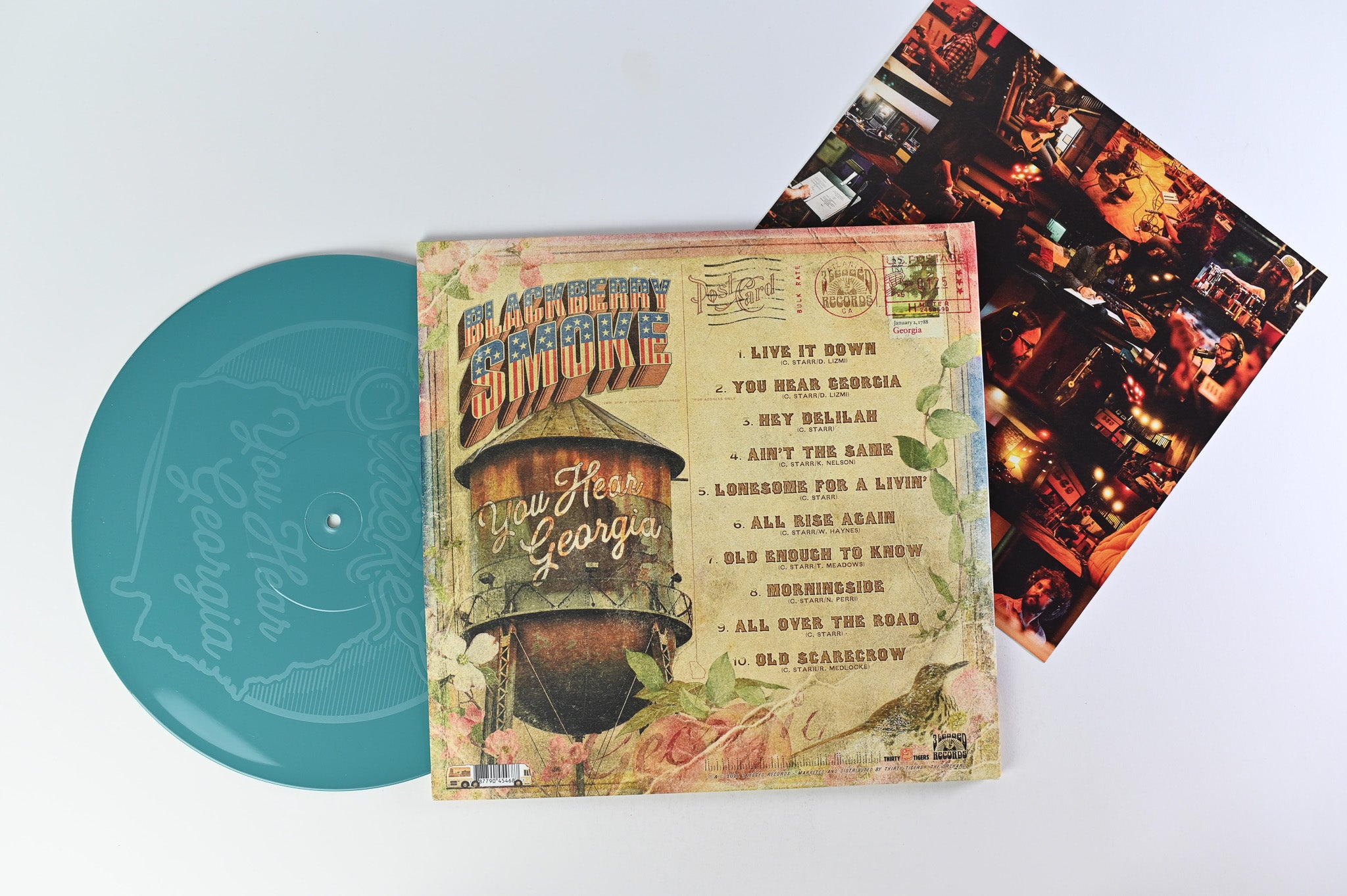 Blackberry Smoke - You Hear Georgia on 3 Legged Records Teal Vinyl