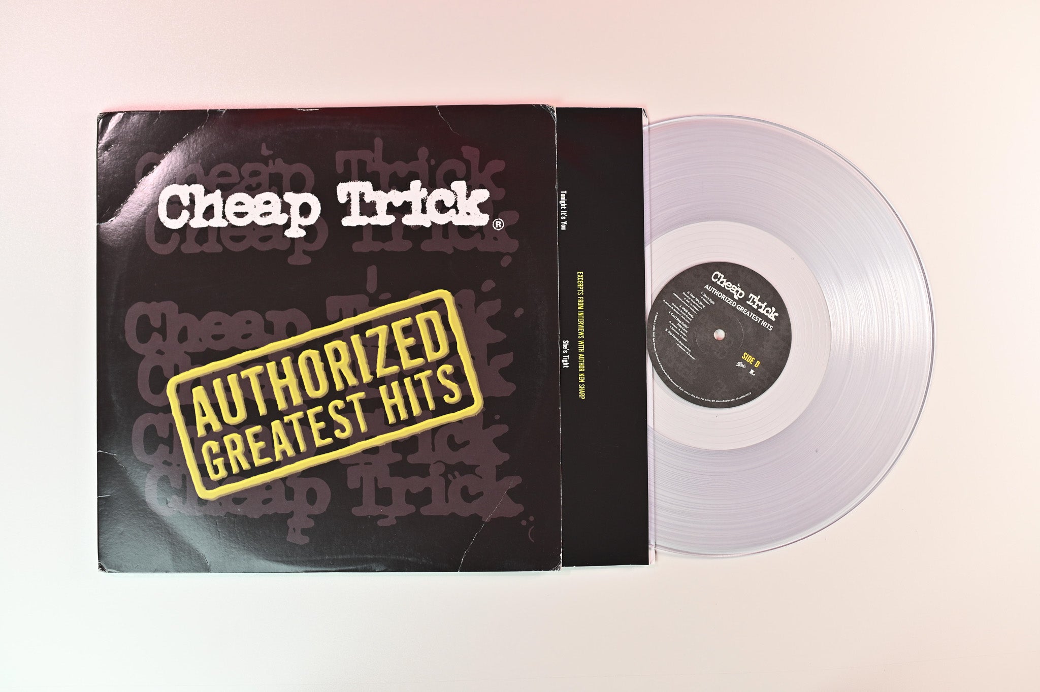 Cheap Trick - Authorized Greatest Hits on Epic / Legacy - Clear Vinyl